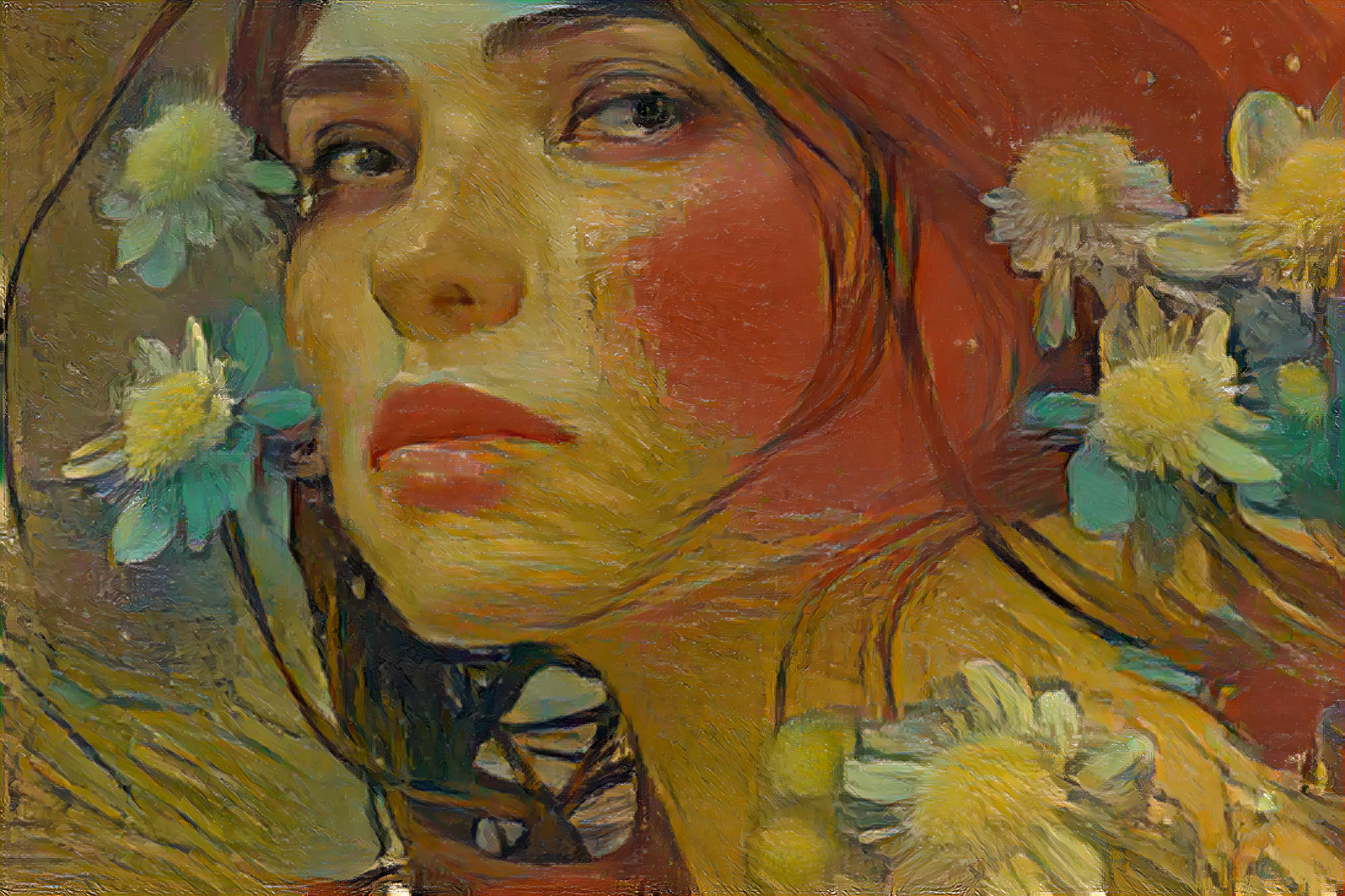 Woman in The Night Cafe