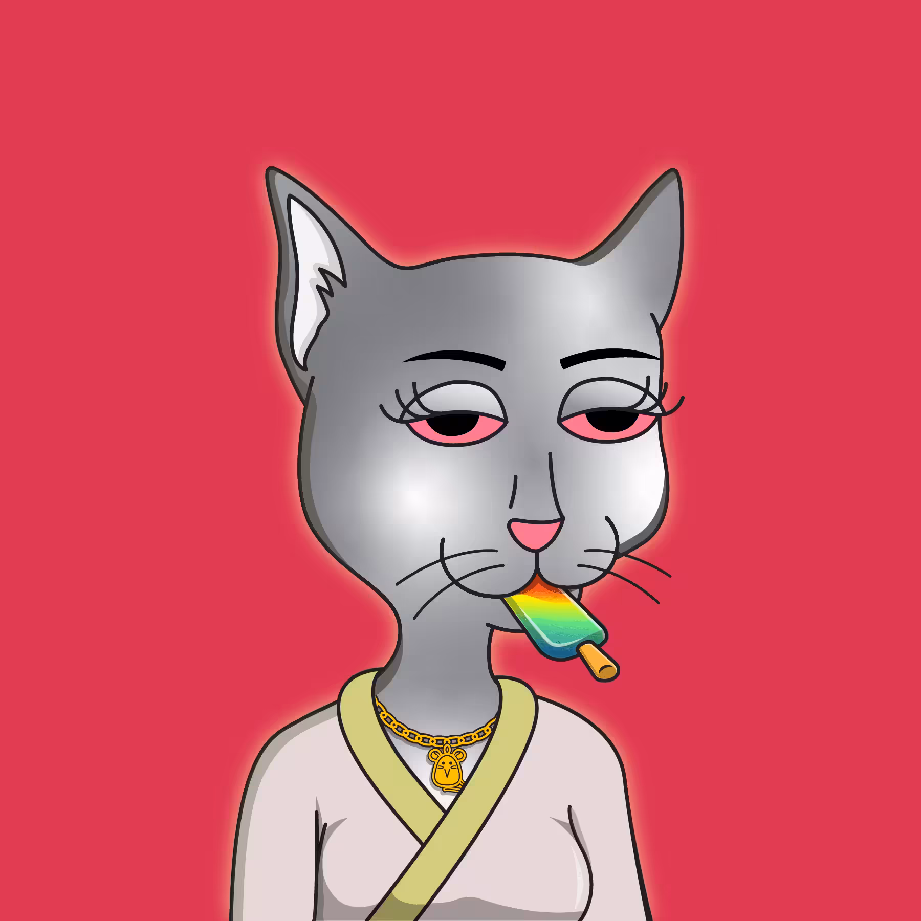 Girl Cat #457