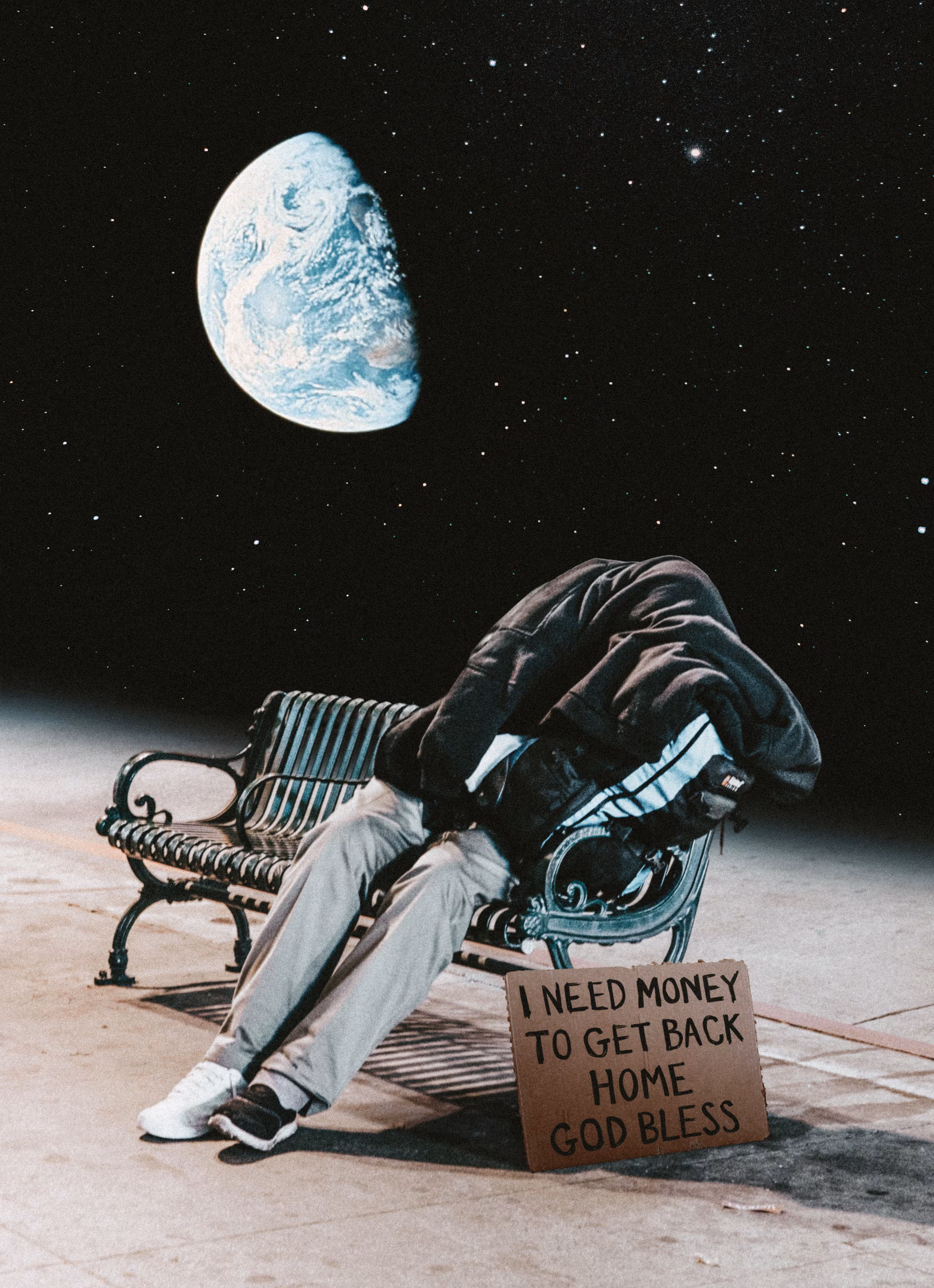 HOMELESS IN SPACE