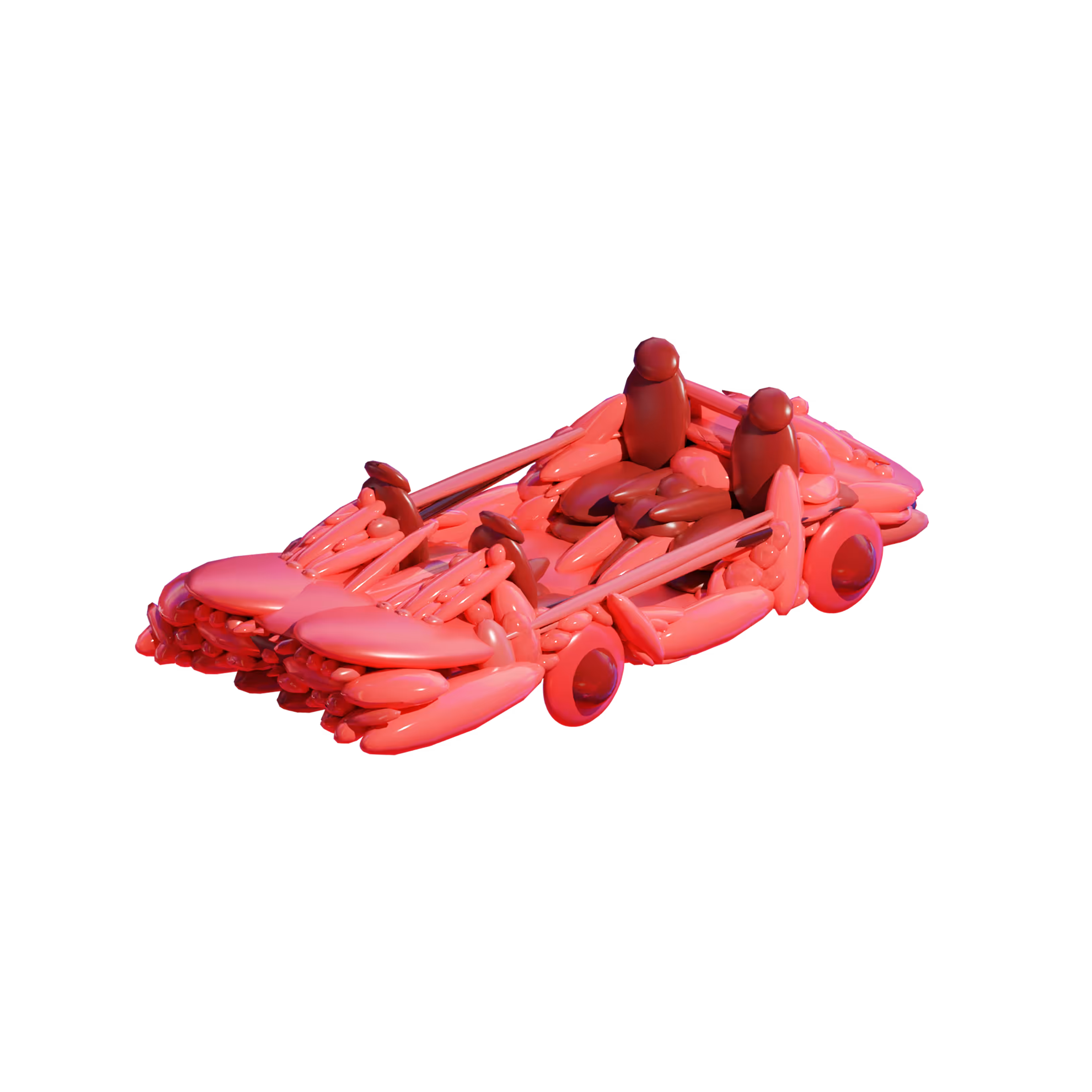 DFW Design: Zen Bubble Rider Red