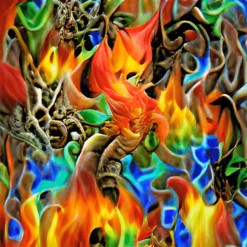 Collection "My Dreams": #86 - The bonfire of dreams