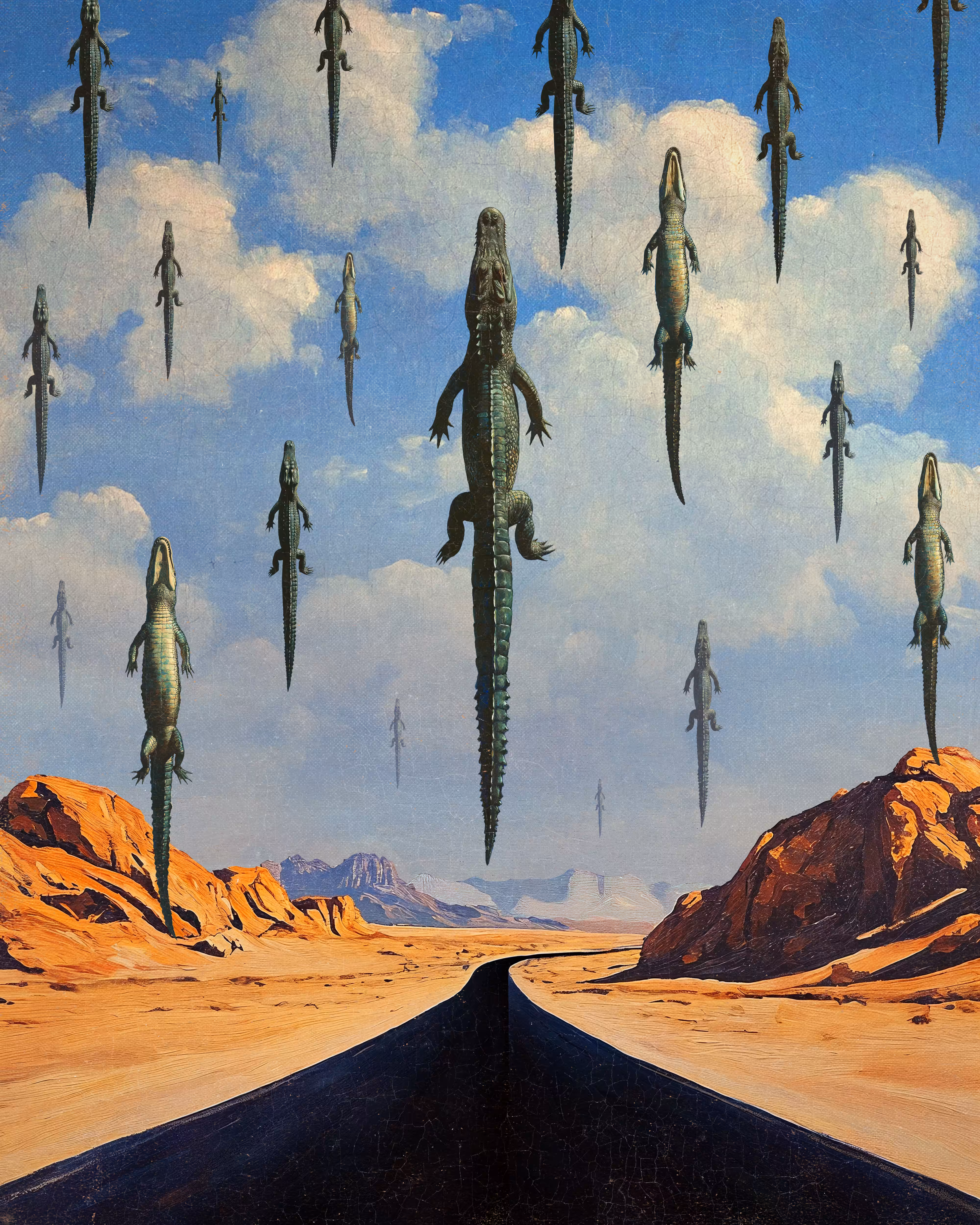 Alligator Lizards in the Air