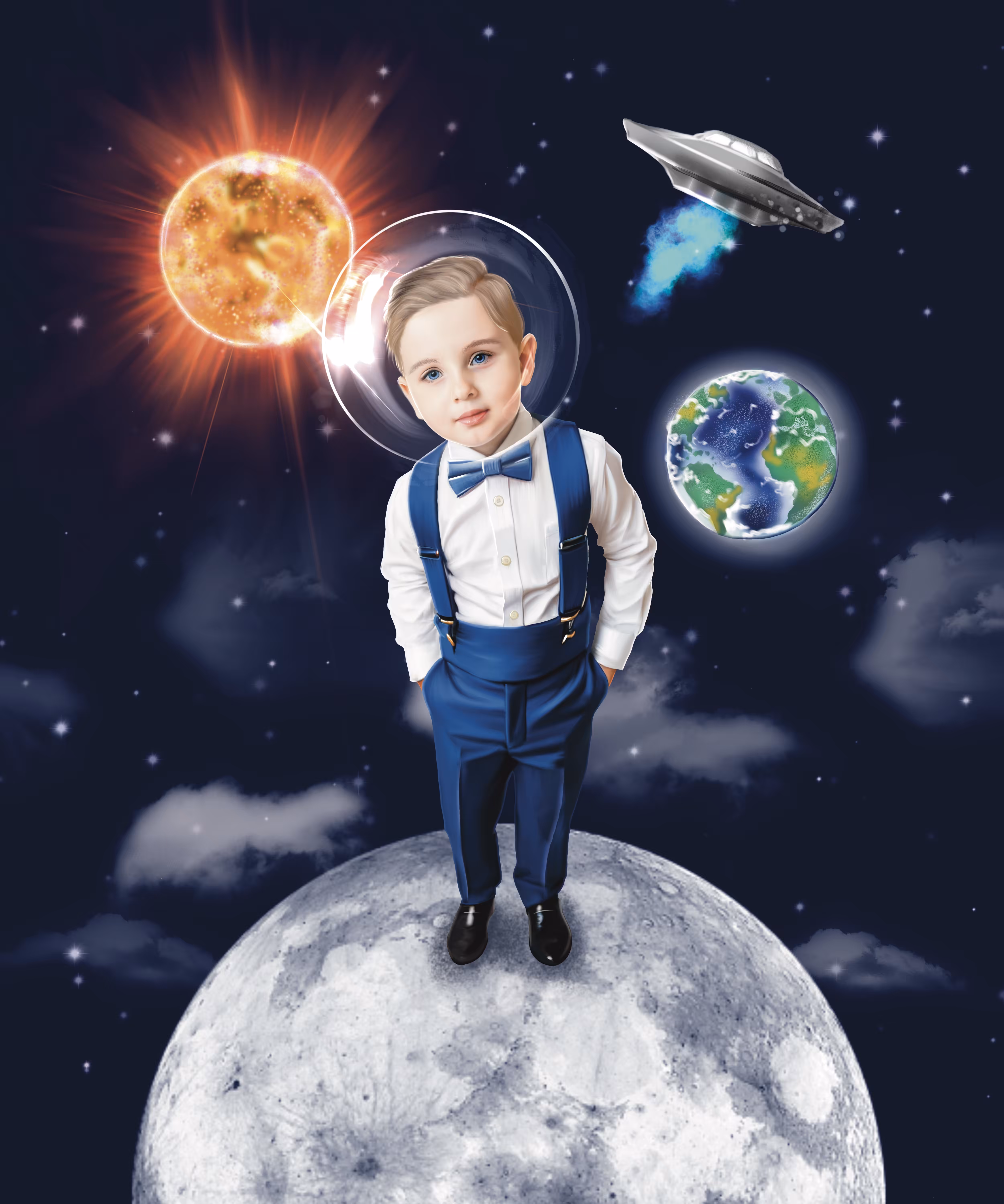 Kostya is on the Moon 