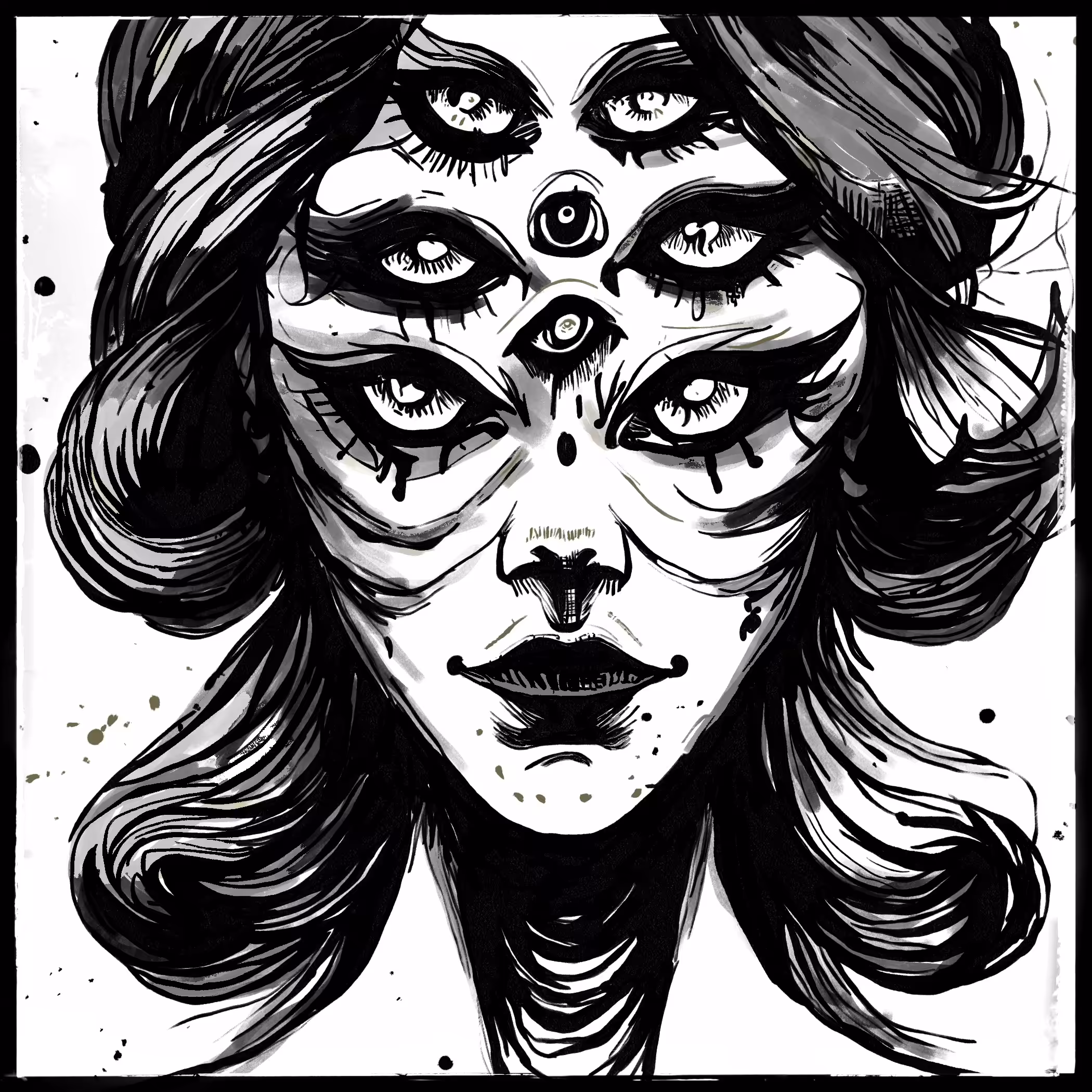 A million eyes pass over me - III