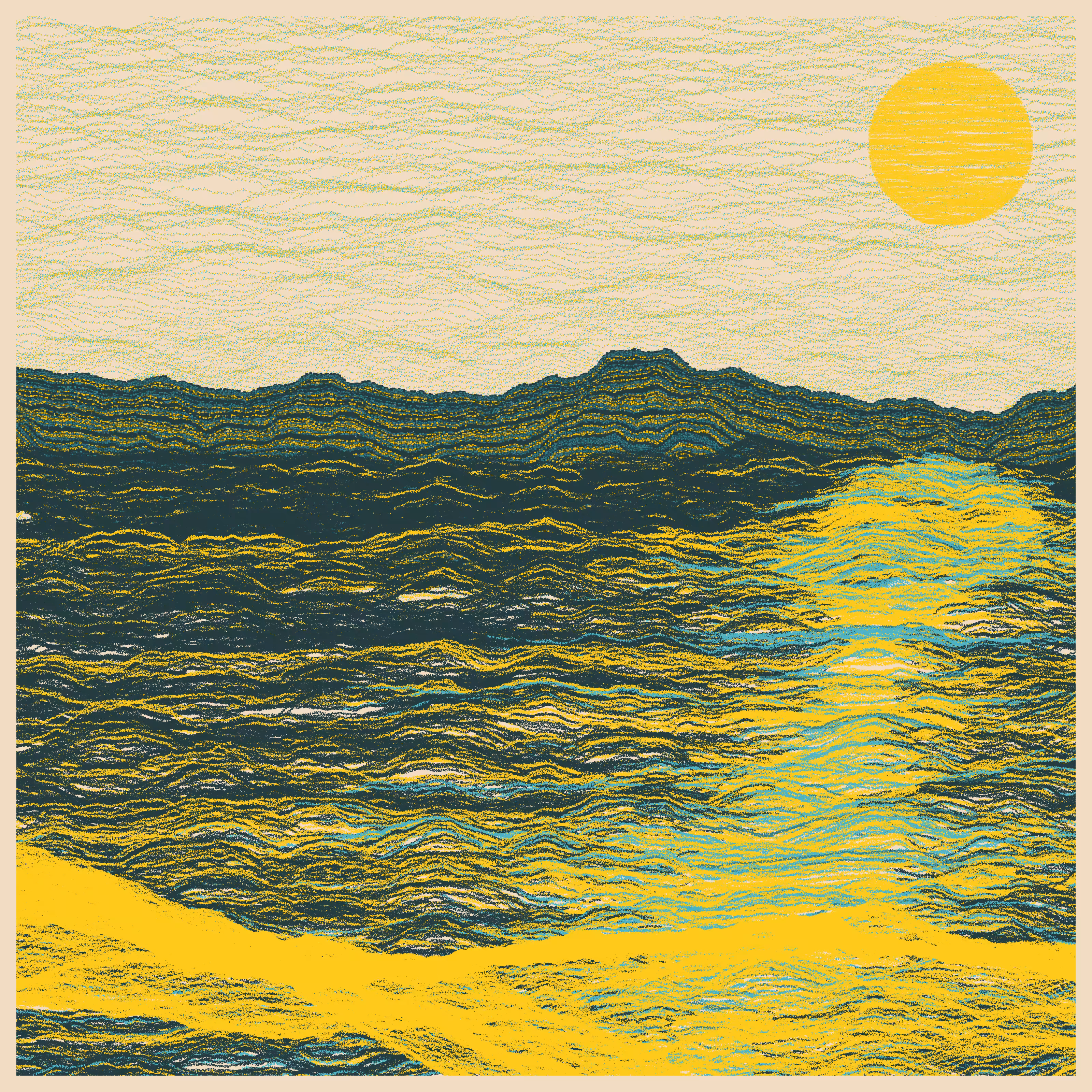 Moonlit Sea #293