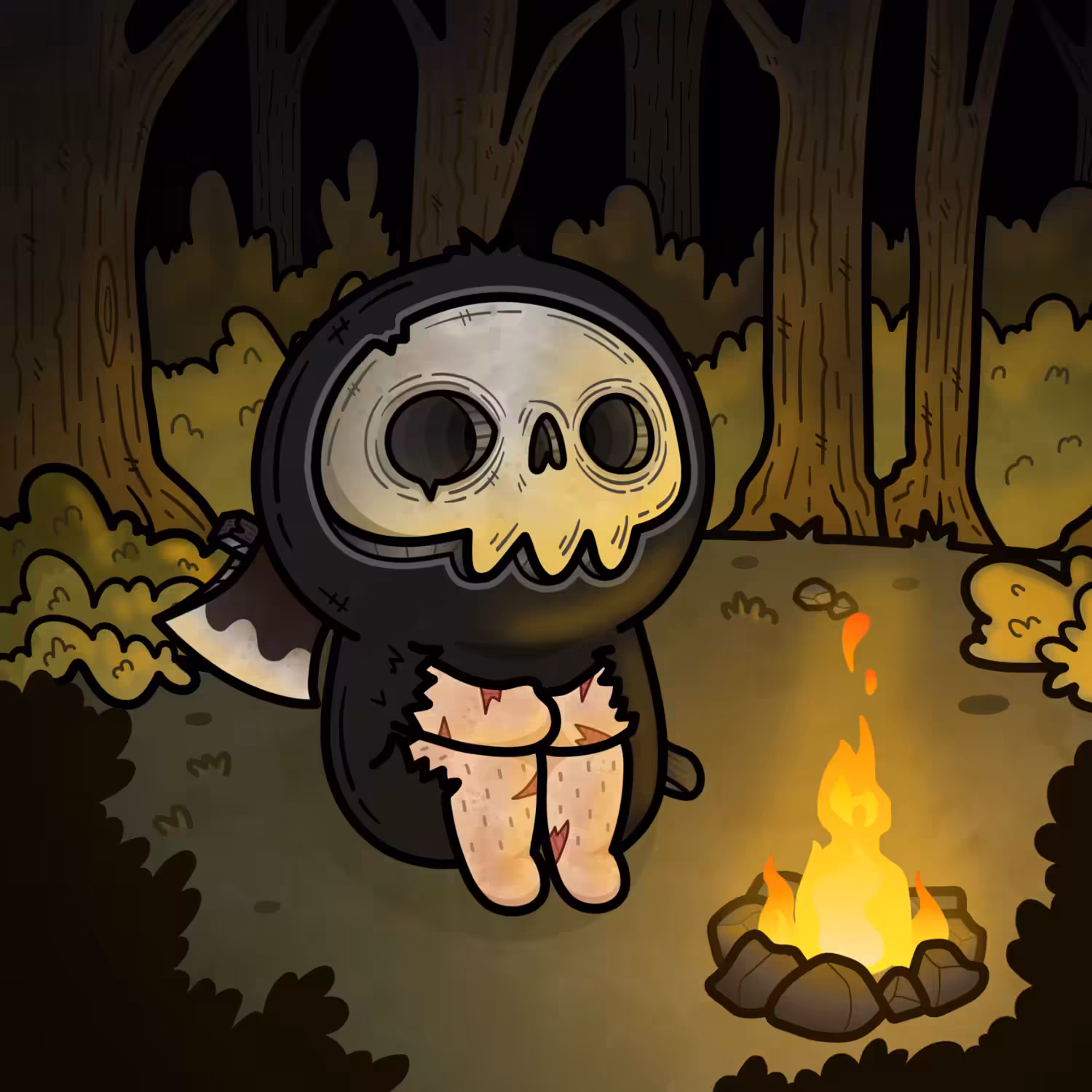 DEATH SKULL MASK #002