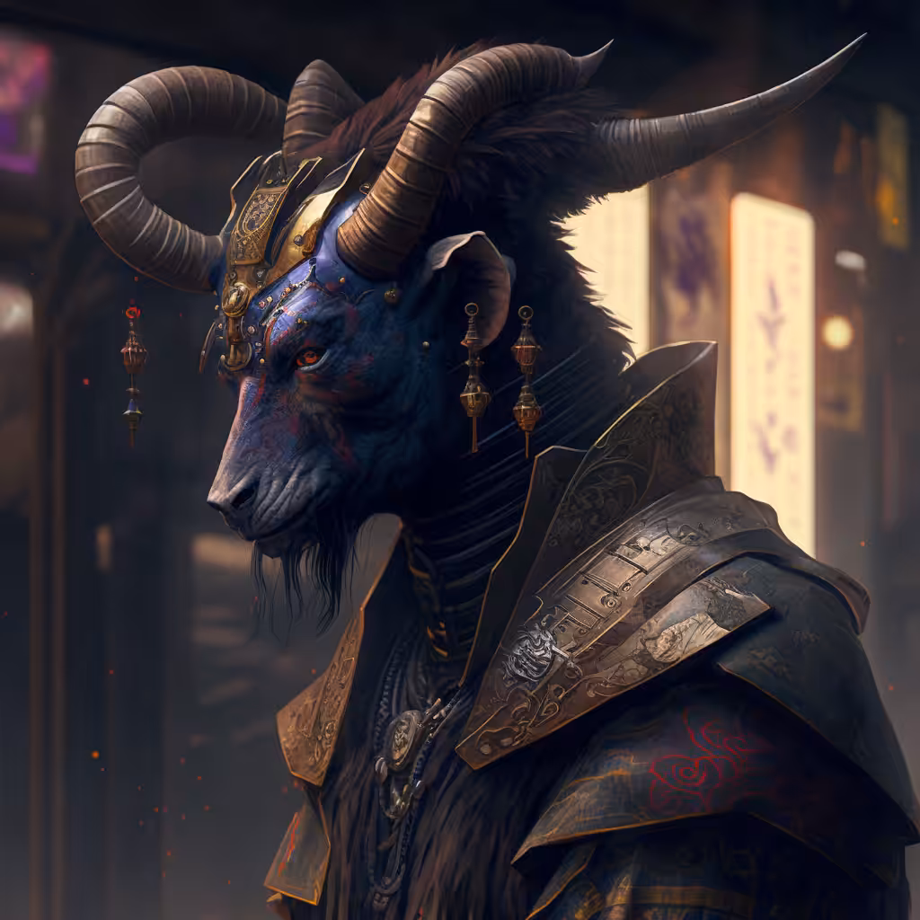 Samurai Goat