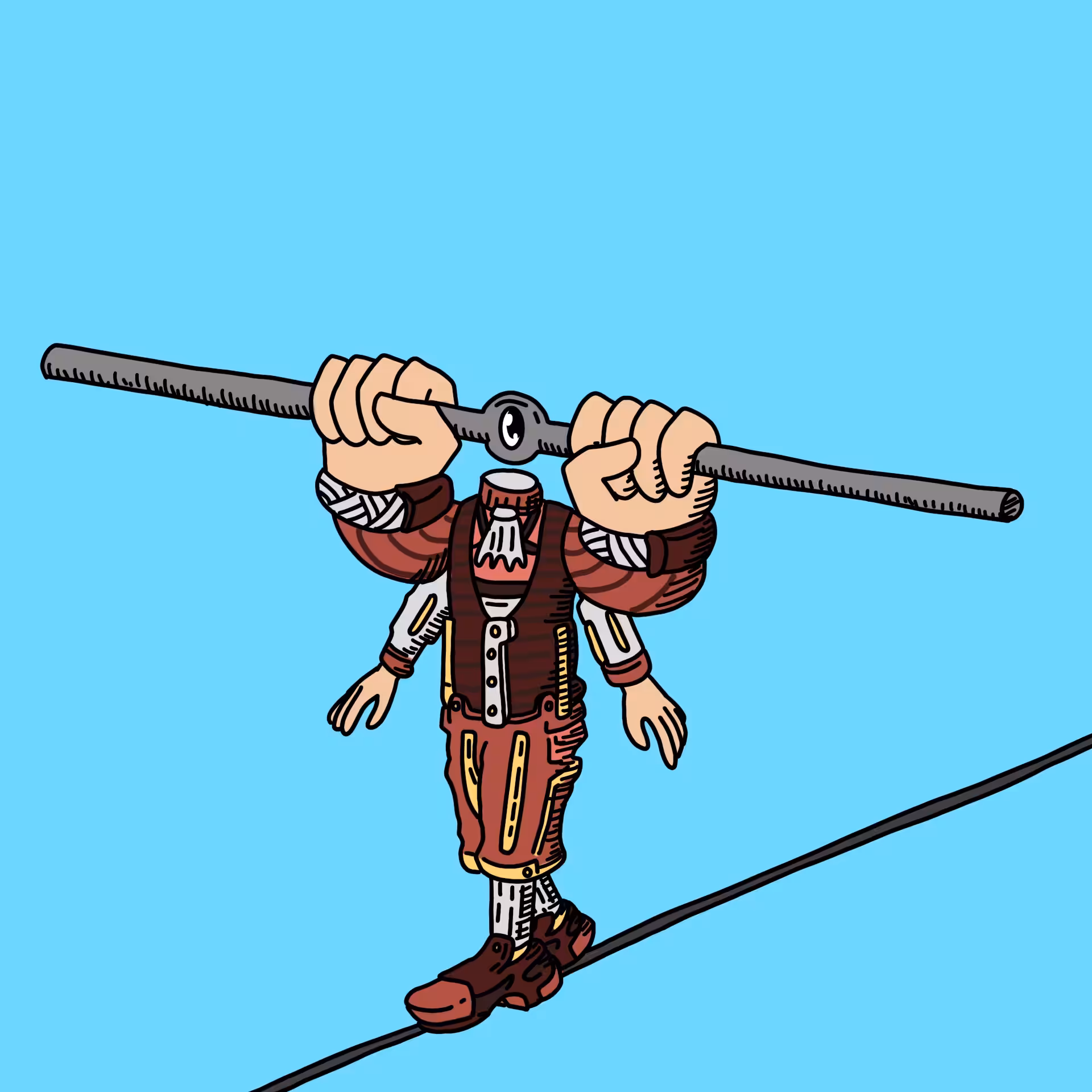 Tightrope walker OEG