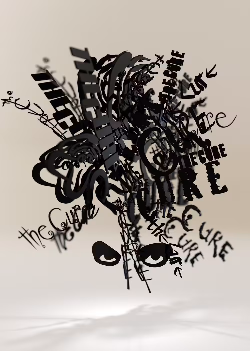 The Cure - Robert Smith portrait