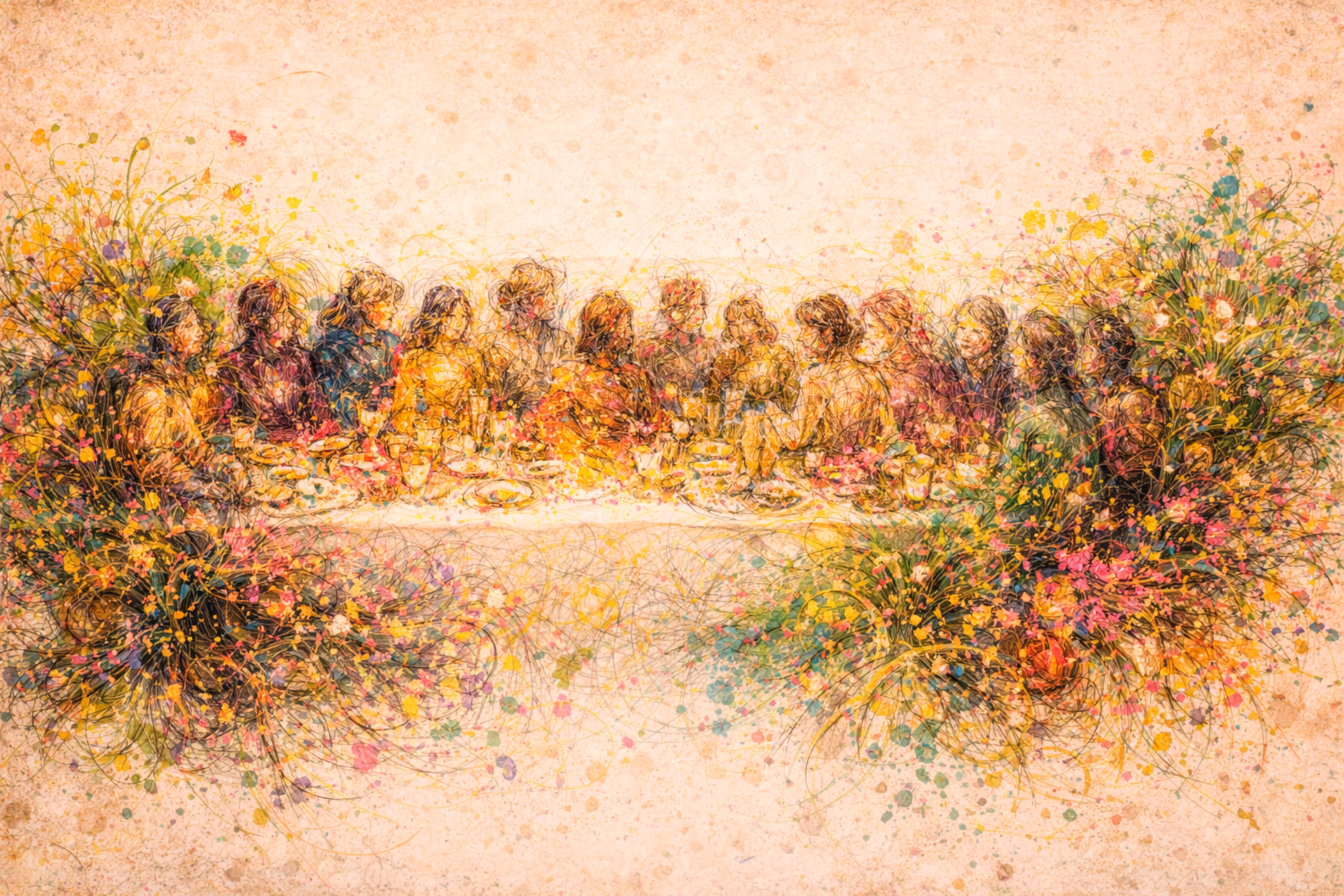 The Table Was Long and Everyone Came