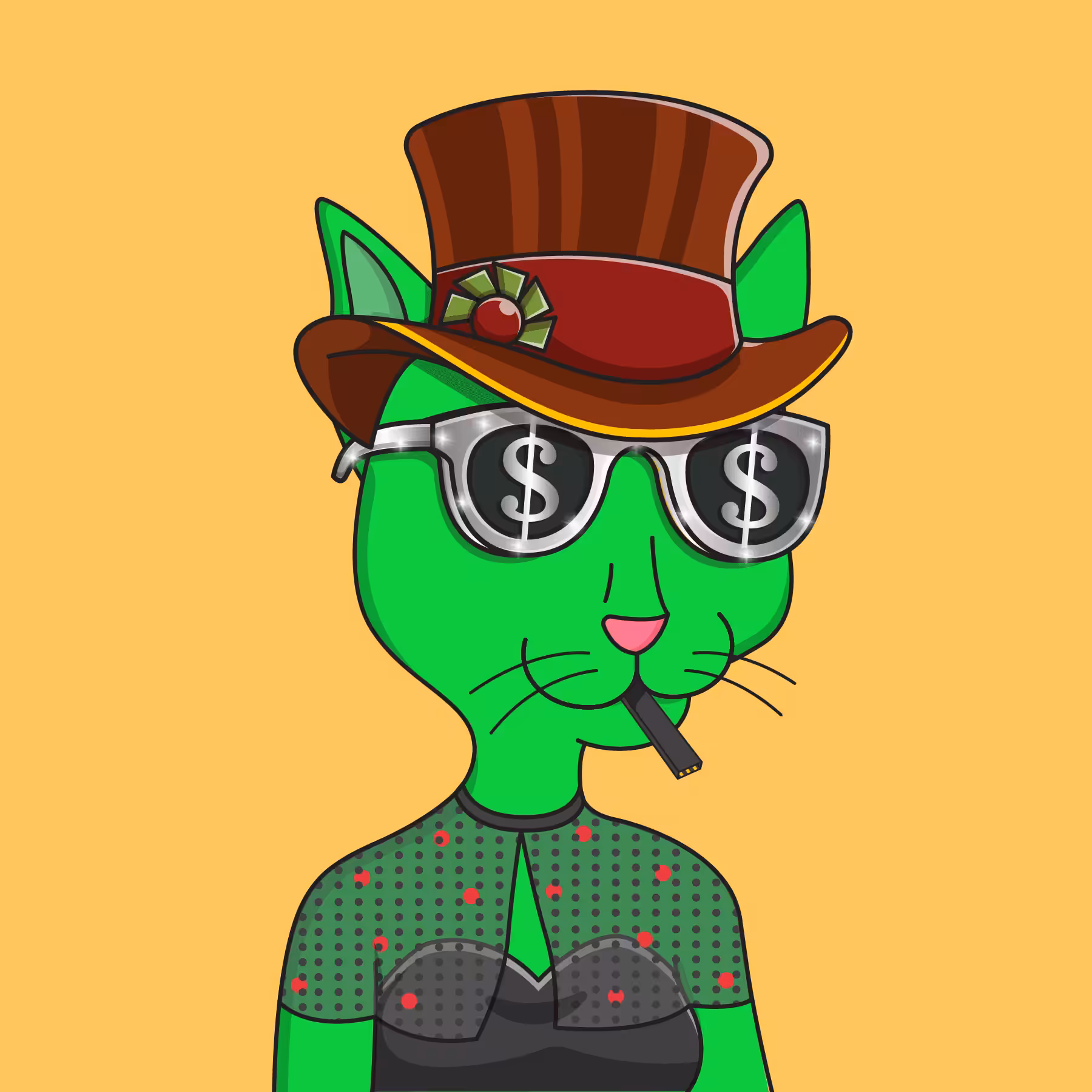 Girl Cat #539