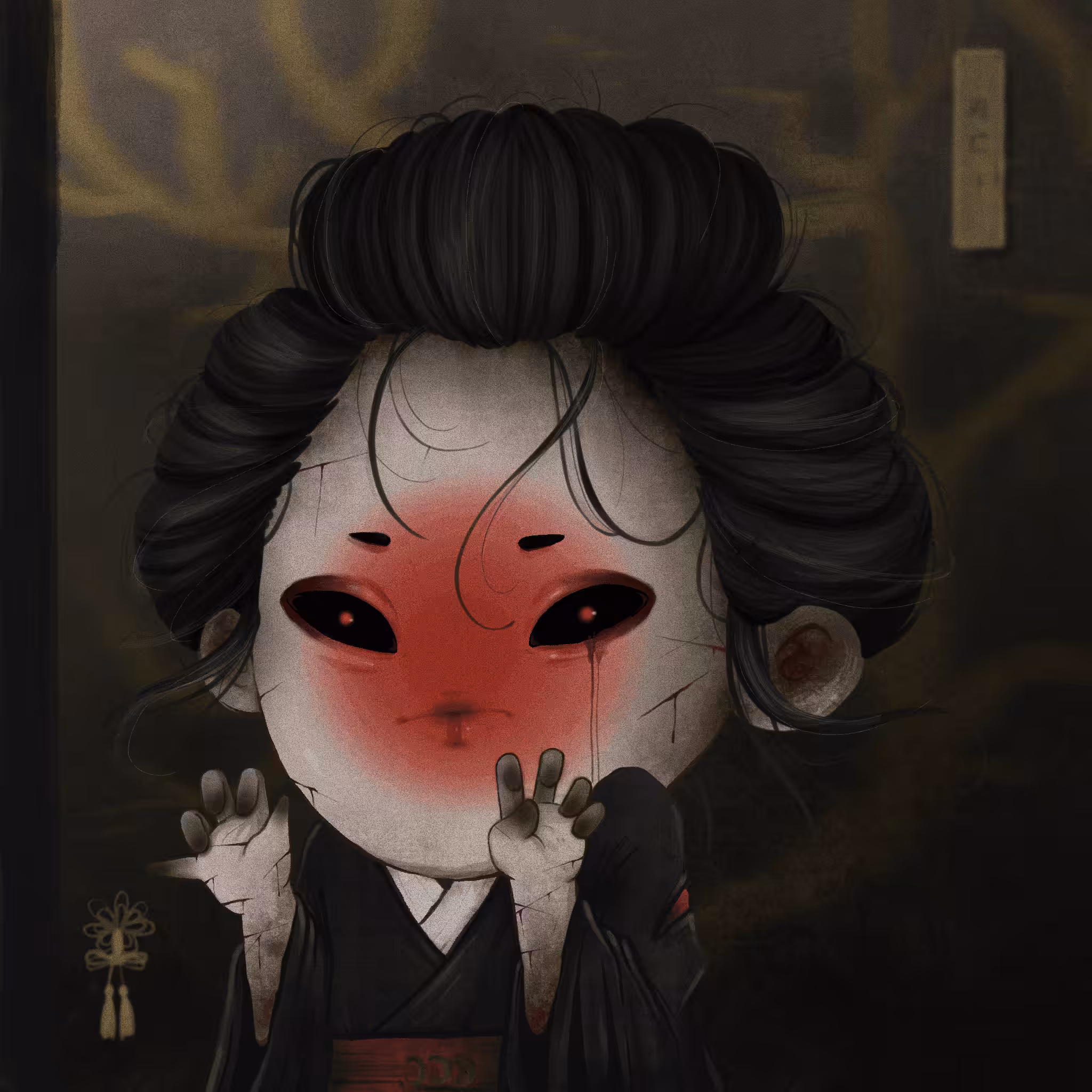 MISSING NOSE GEISHA GHOST SOSAD