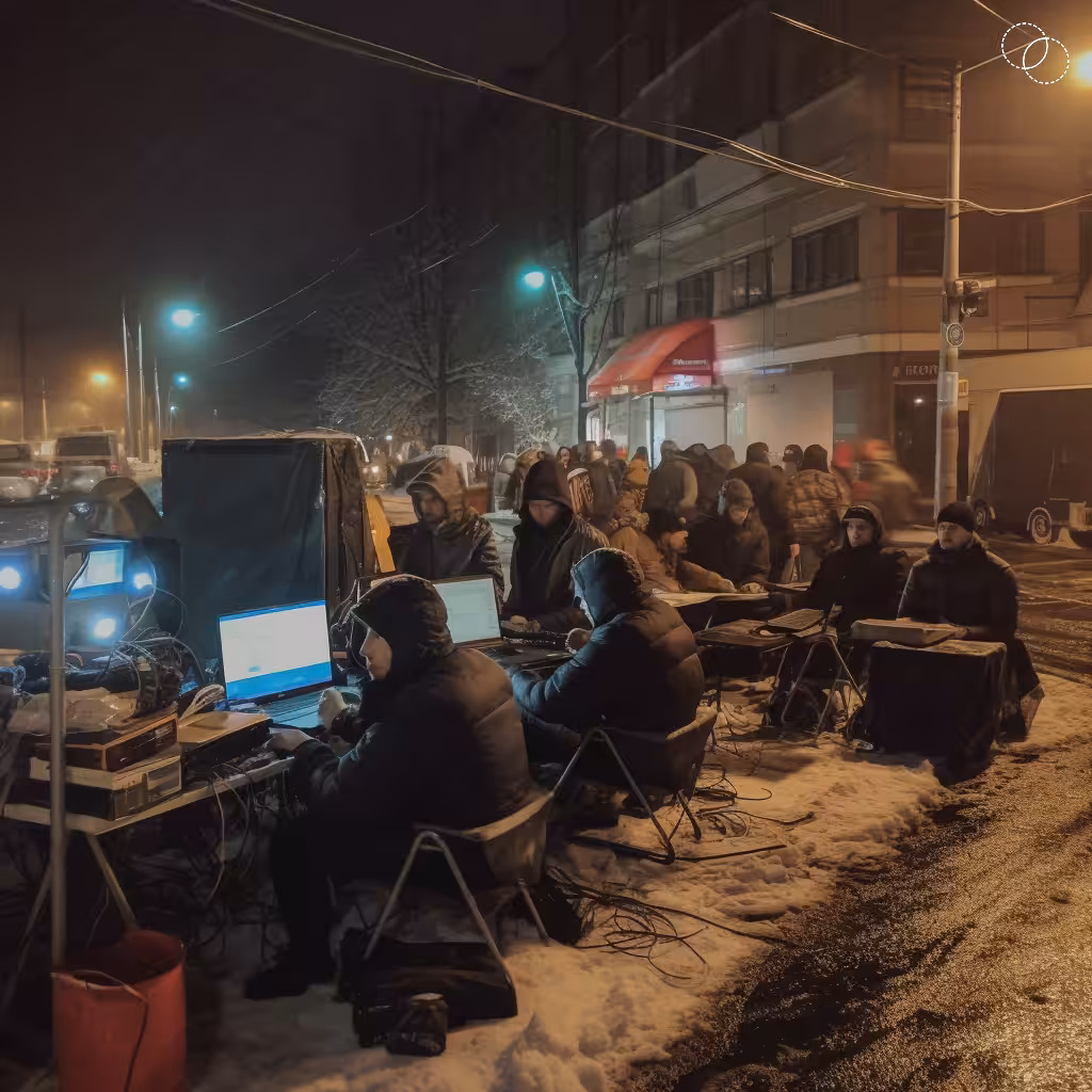 Intersections #30: Winter. — Street. — Day.