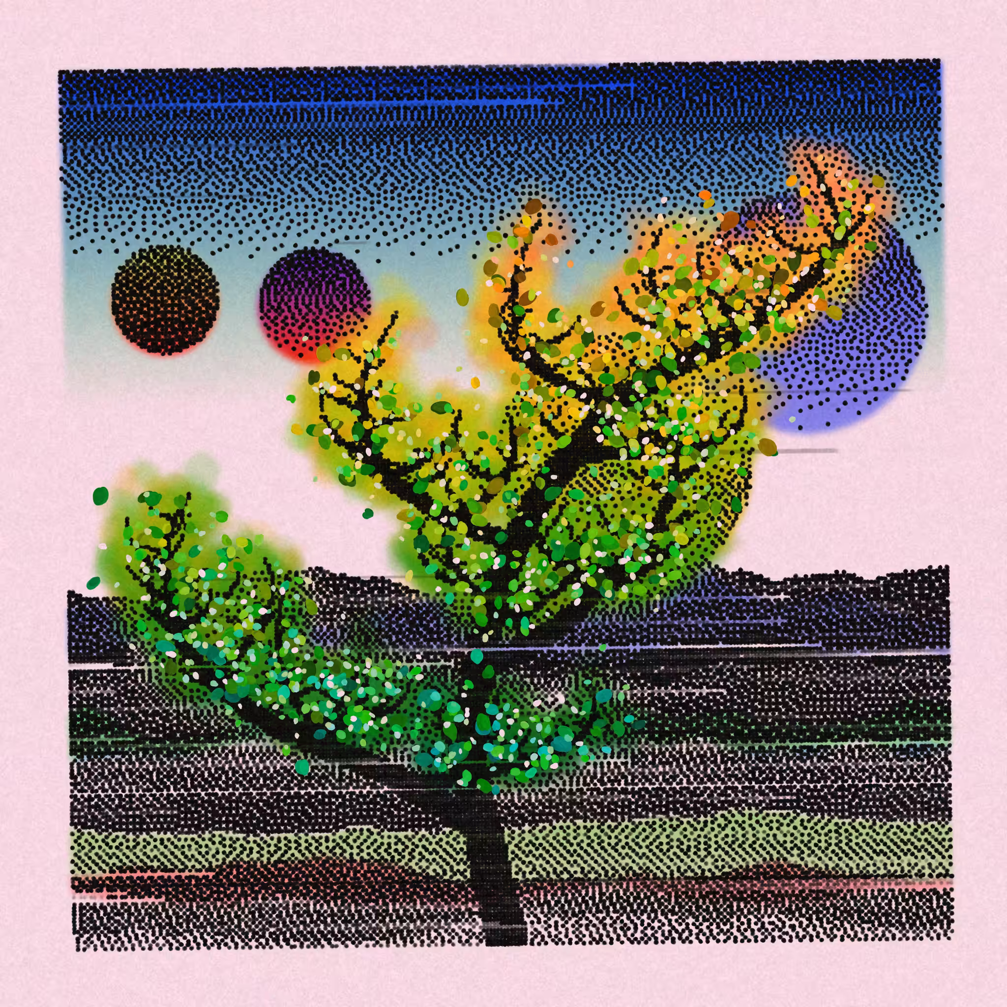 Dithered Branches #164