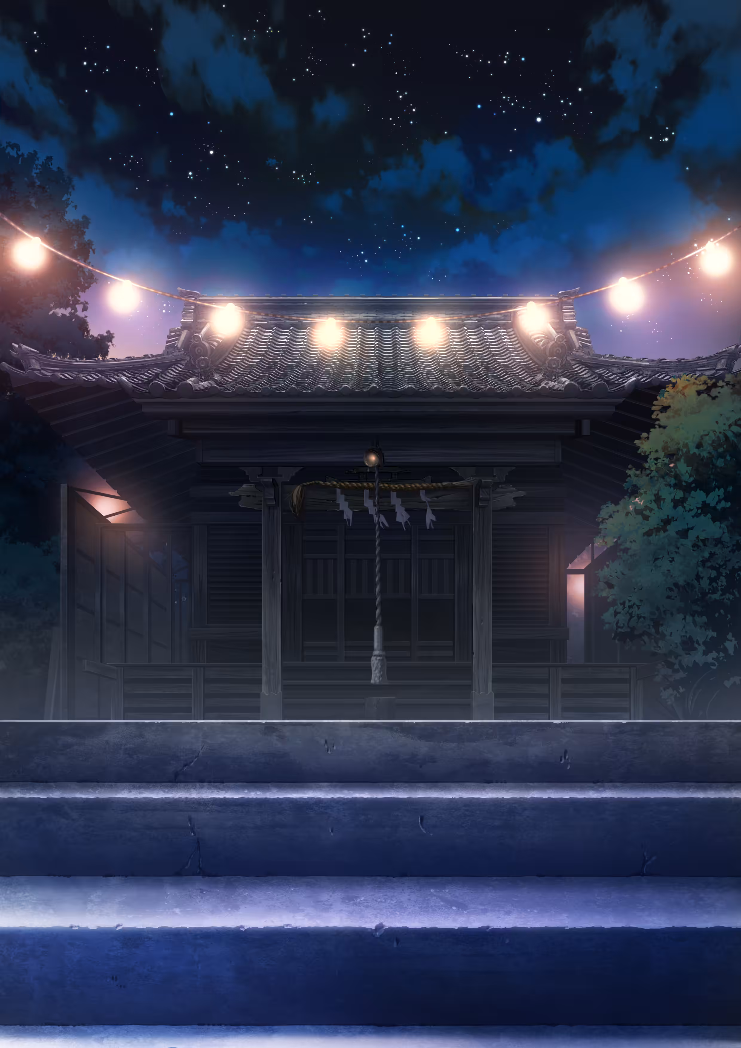 Shrine at Night