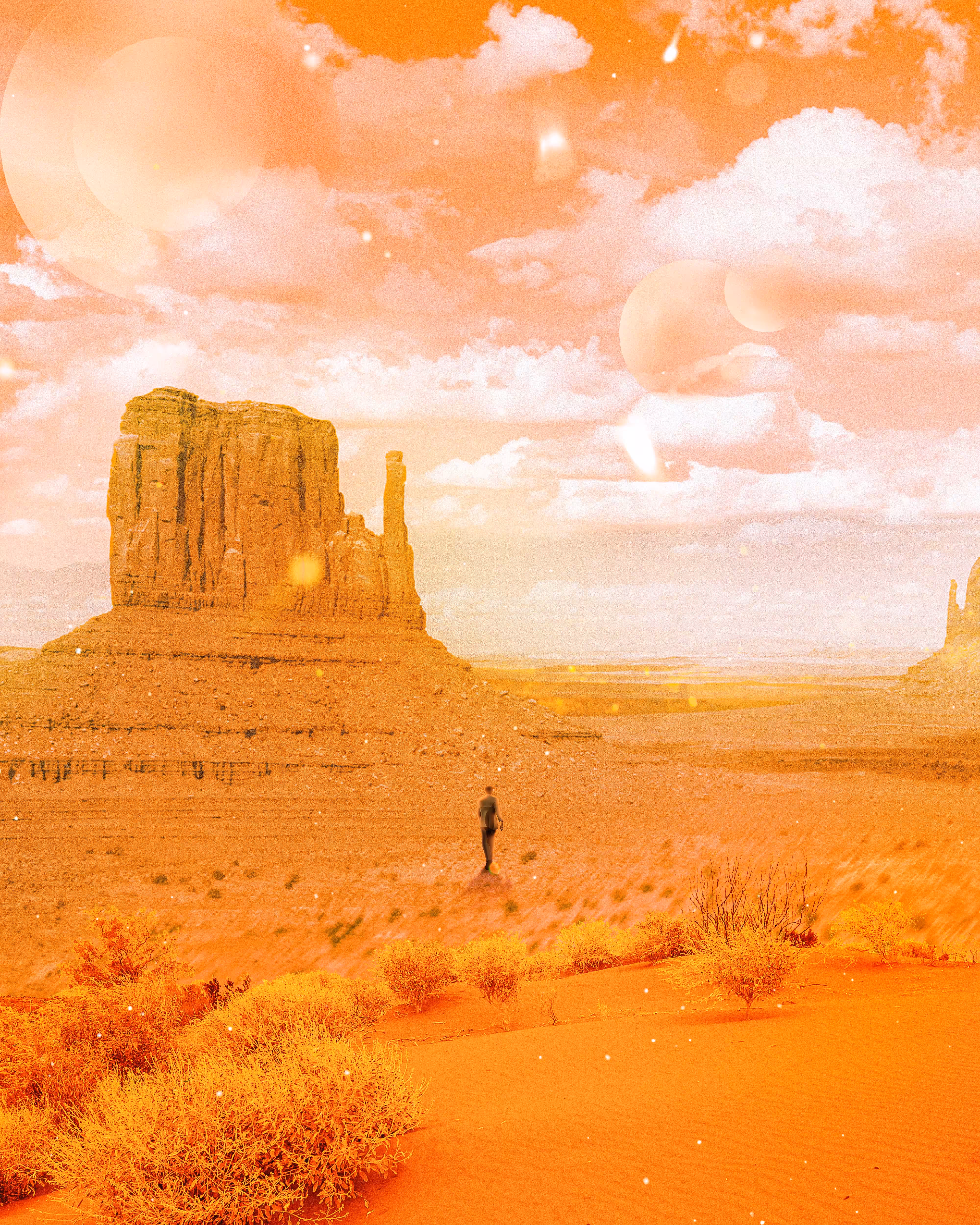 The Lonely Red Planet