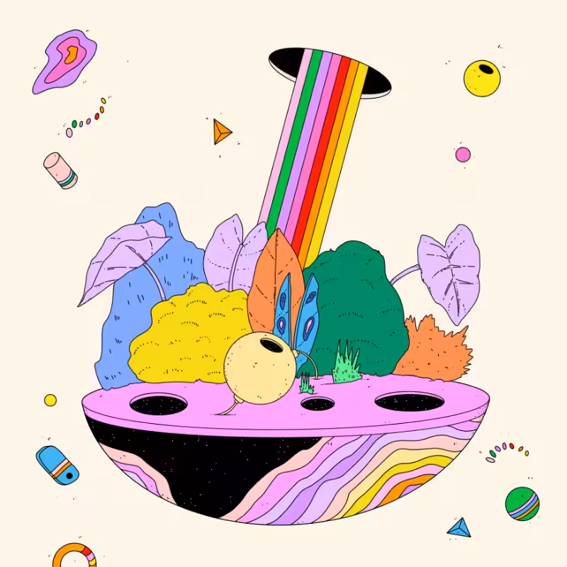 🌈🌴🪐 #238