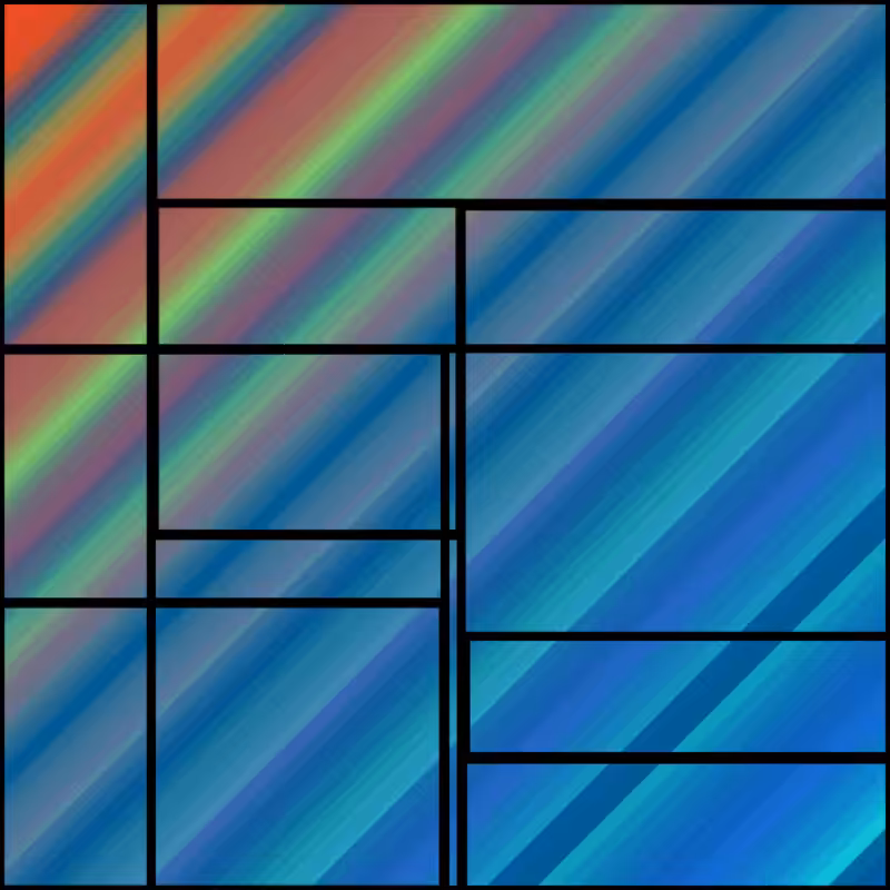 Stacked Mondrian #5