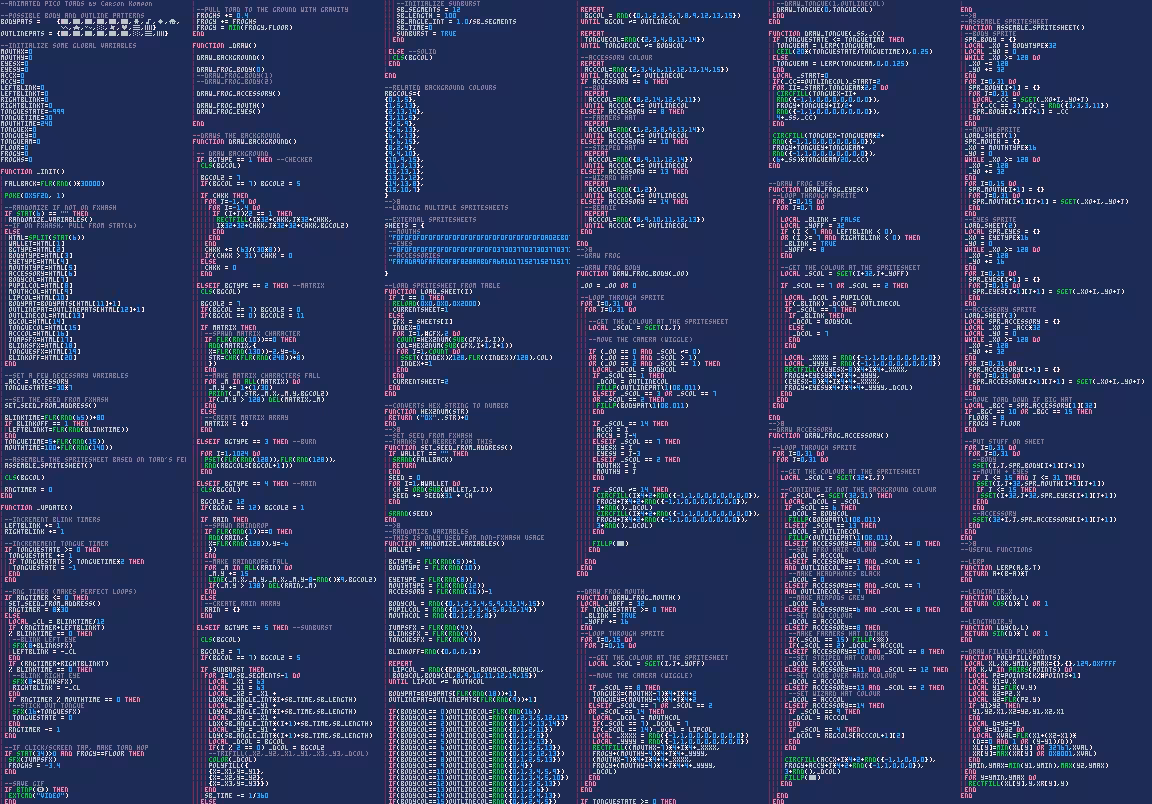 ANIMATED PICO TOADS Source Code