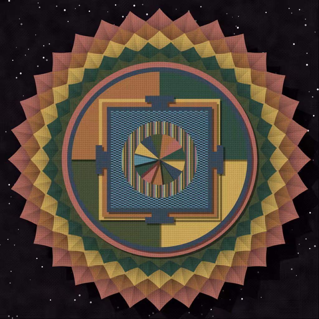 Paper Mandala #317