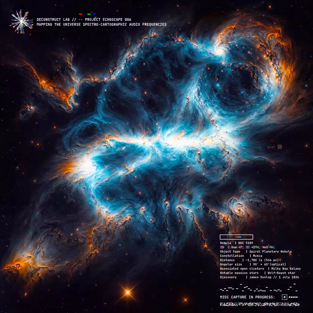ECHOSCAPE 006 //- NGC 5189 Spiral Planetary Nebula
