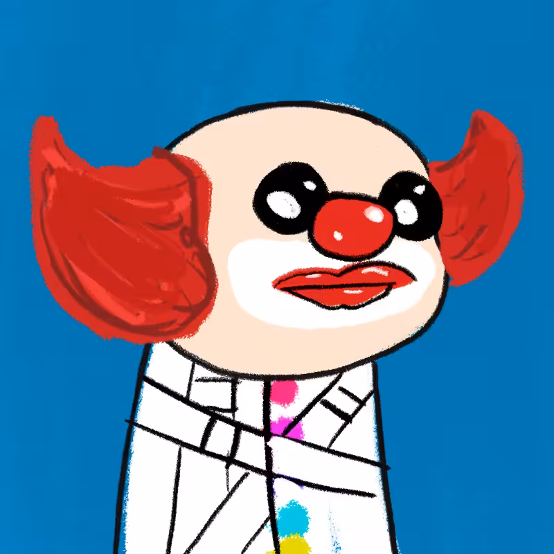 Peculiar clown #106