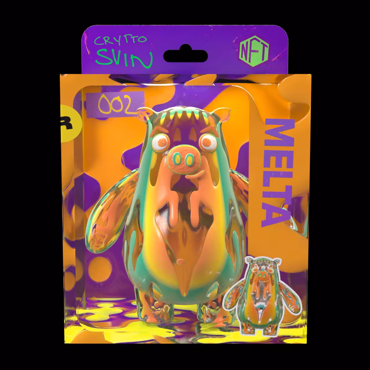 CryptoSVIN #2 "Melta" Boxed Toy