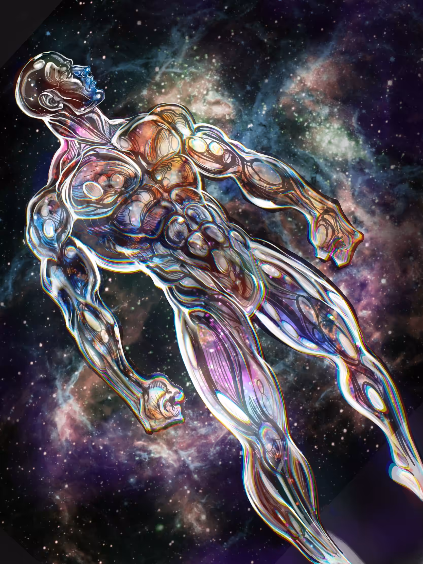 Cosmic Denizen made of Silver