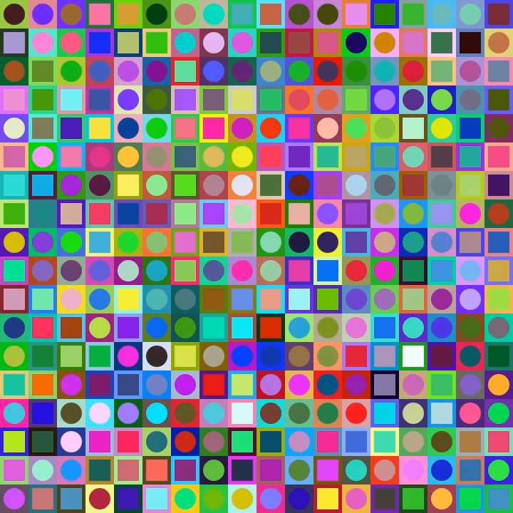 Square Dot Composition #238
