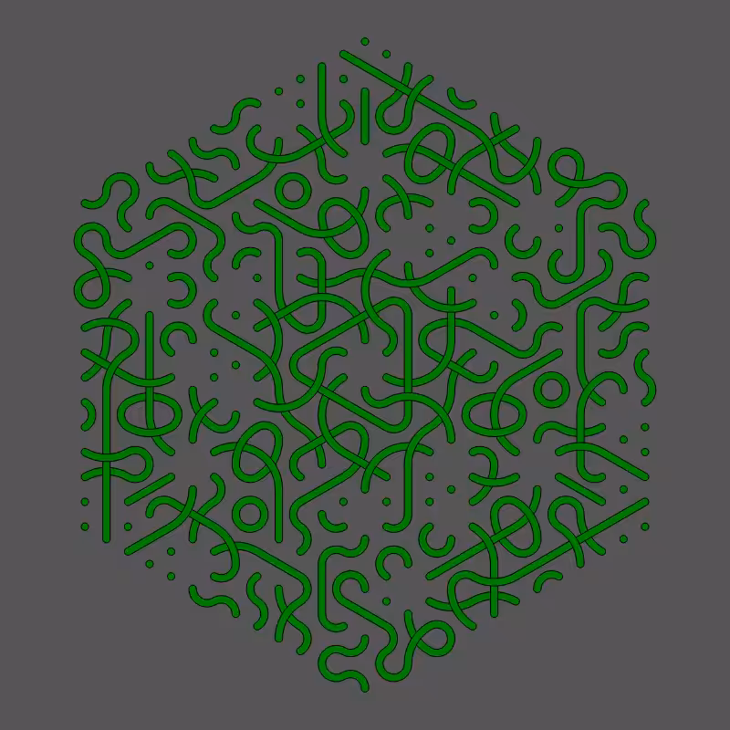 Threefold Symmetry - Dark Variations #138