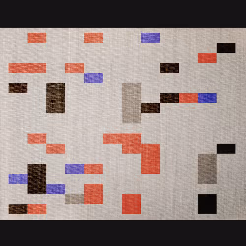 Homage to Sophie Taeuber-Arp (Aubette Composition) #1