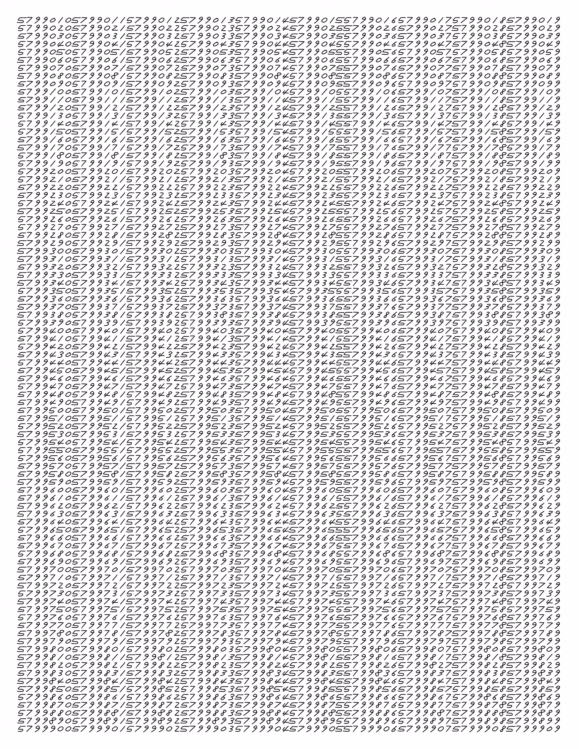Endless (5,607,250 to Infinity) #636