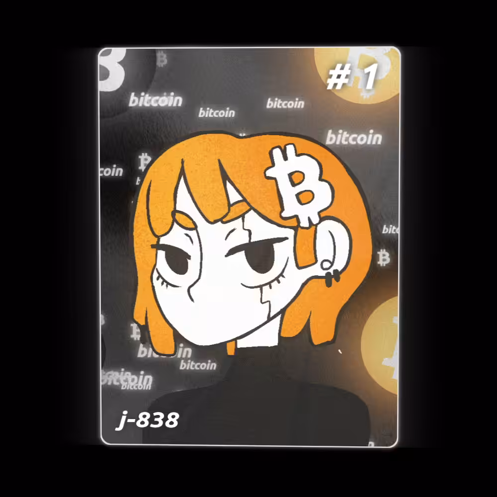 #1 btc-girl | j-838 card collection