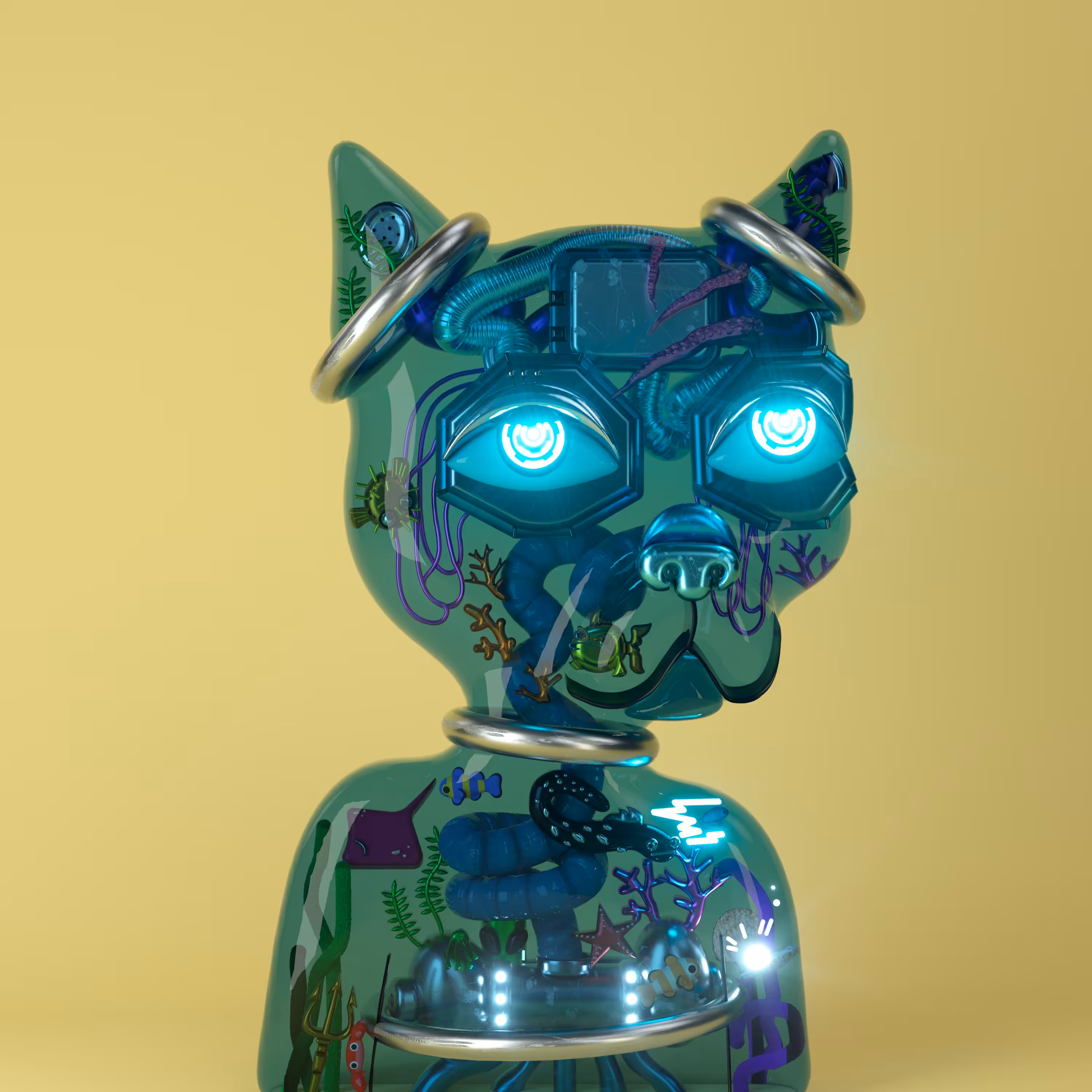 my gang 3D - 3D Gutter Cat Gang DNA Clone II