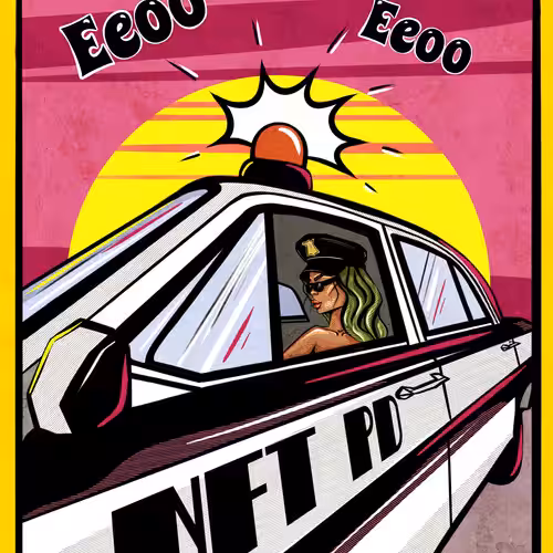 NFT World. NFT cop