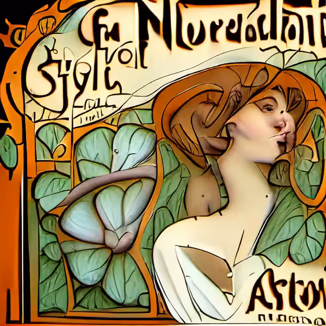 Art Nouveau Illustration 6