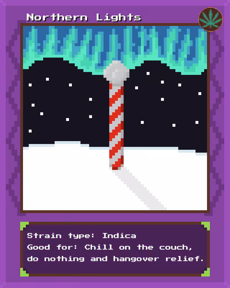 Weed Cards #4 - Northern Lights