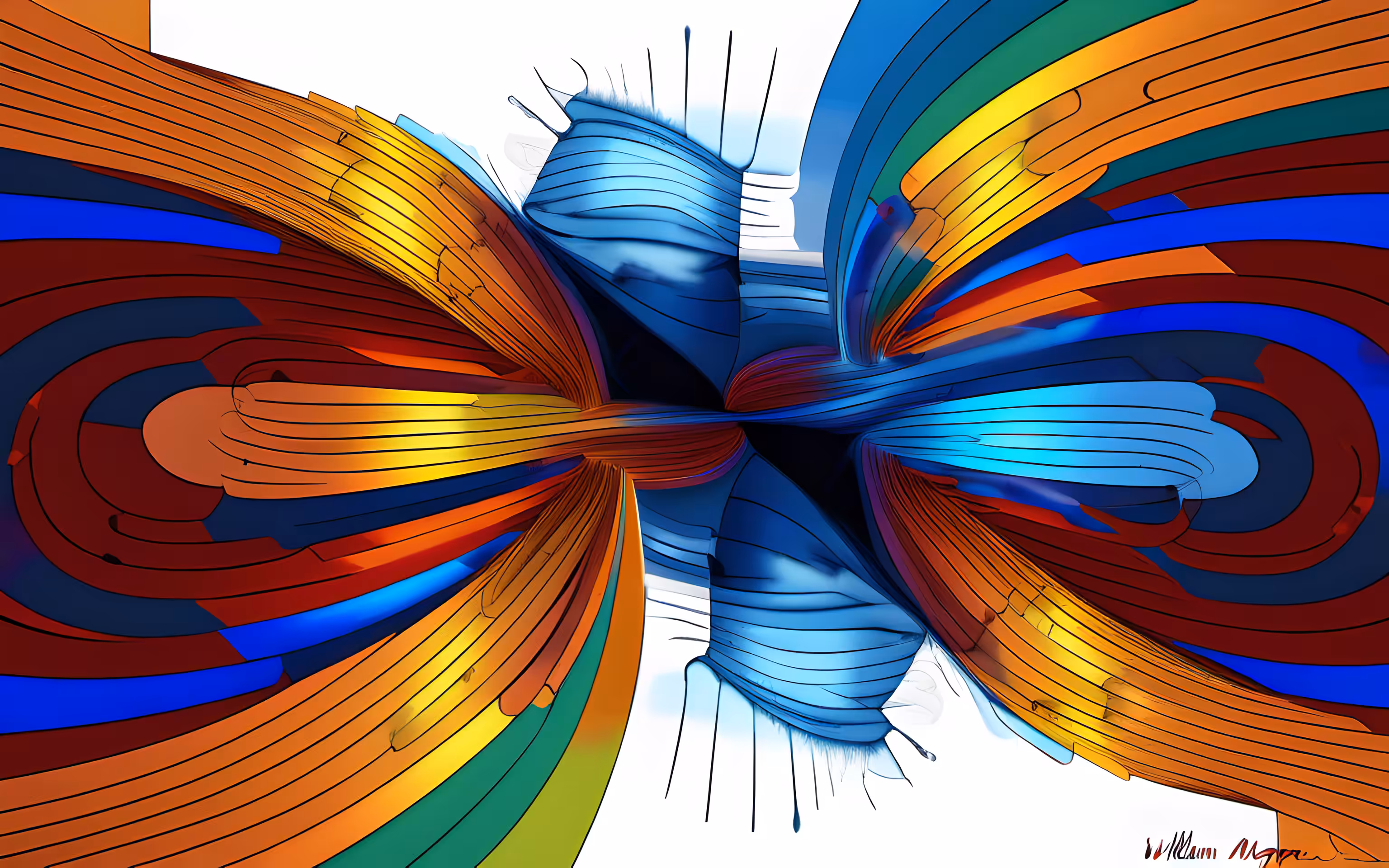 AI imagines famous generative artworks #166