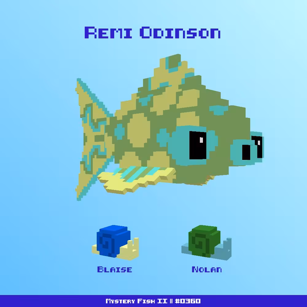Remi Odinson :: Mystery Fish 0360/1000 