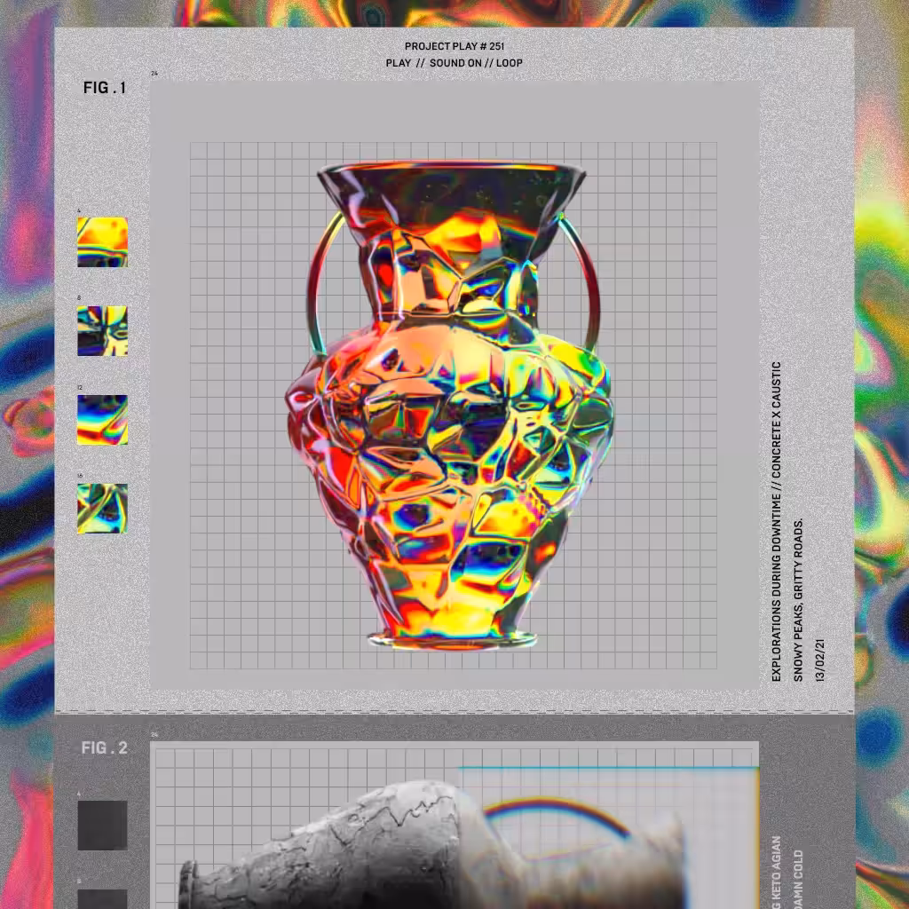Caustics x Dispersion // Vase