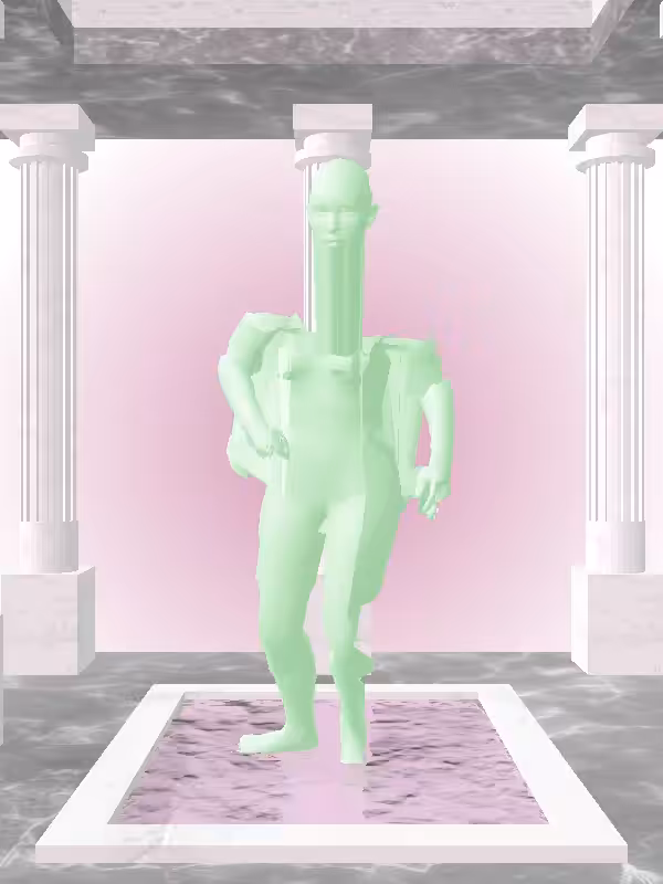 HeavenComputer: The Injured Normie Green Woman #5466