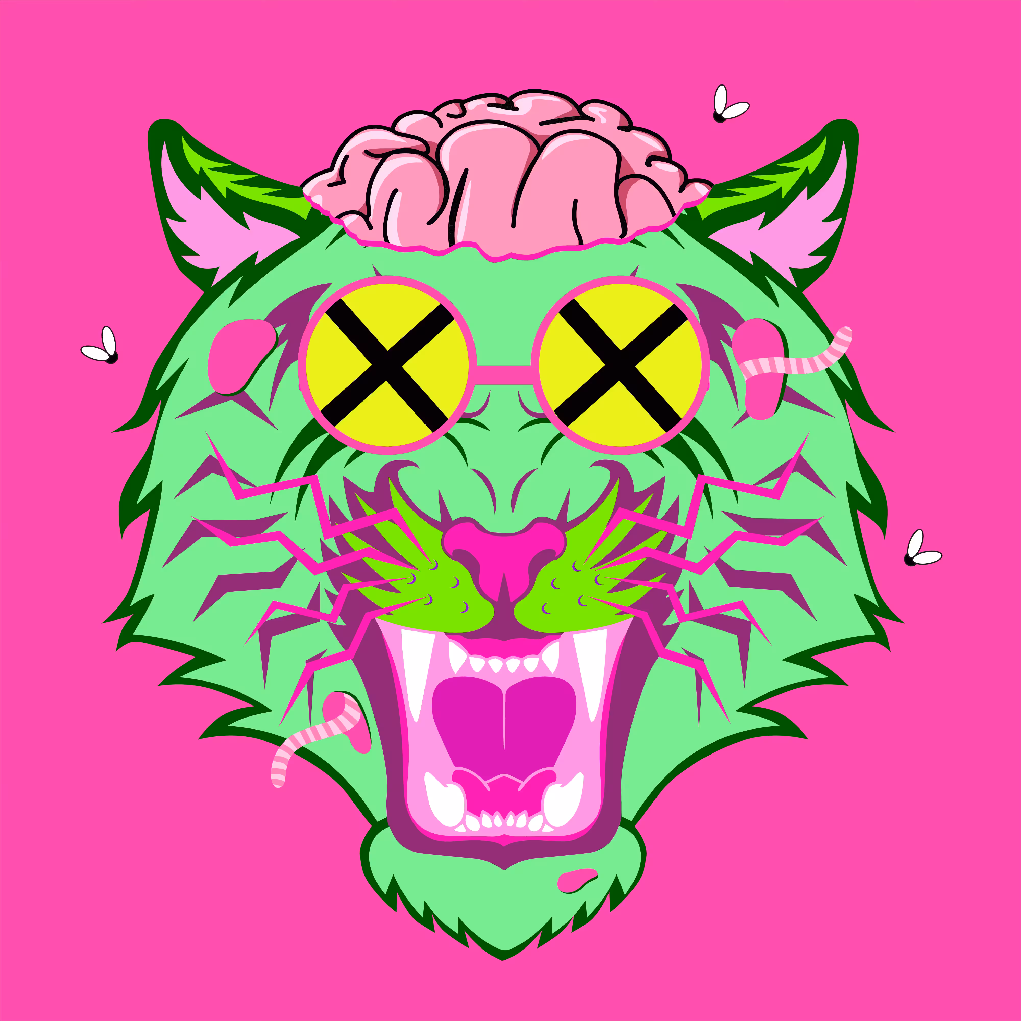 CRYPTO TIGER FACE #30