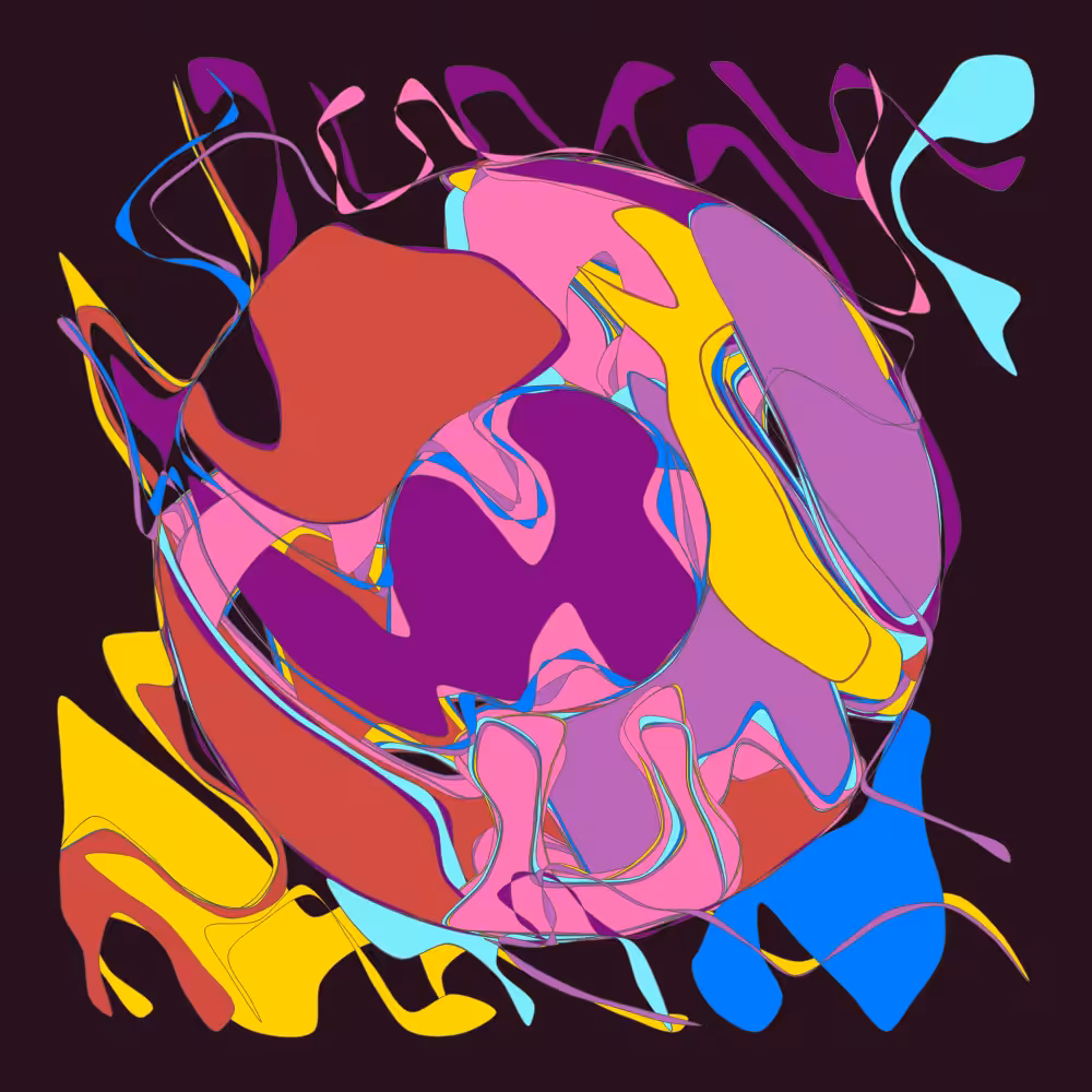 Geometric colorful shapes 3 #137