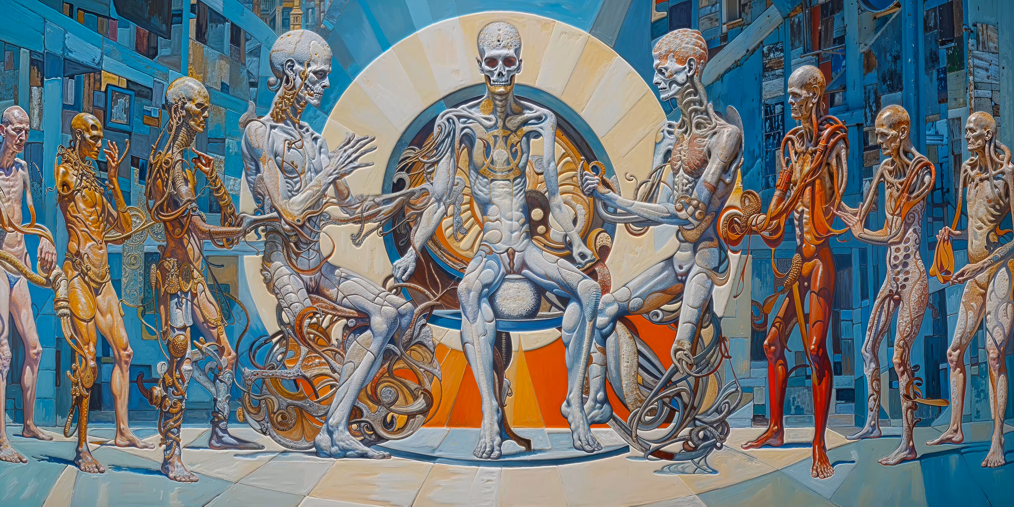 The Infinite Universe: Skeleton Evolution