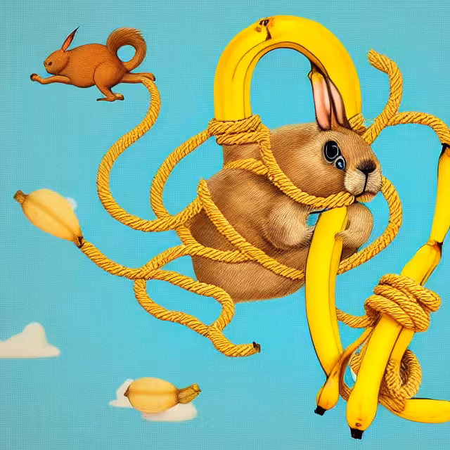 Roped Pananas and Rabbit (2022)