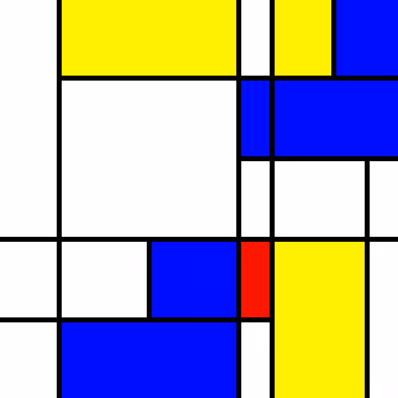 compositioninredblueandyellow.art, (NFT) #55