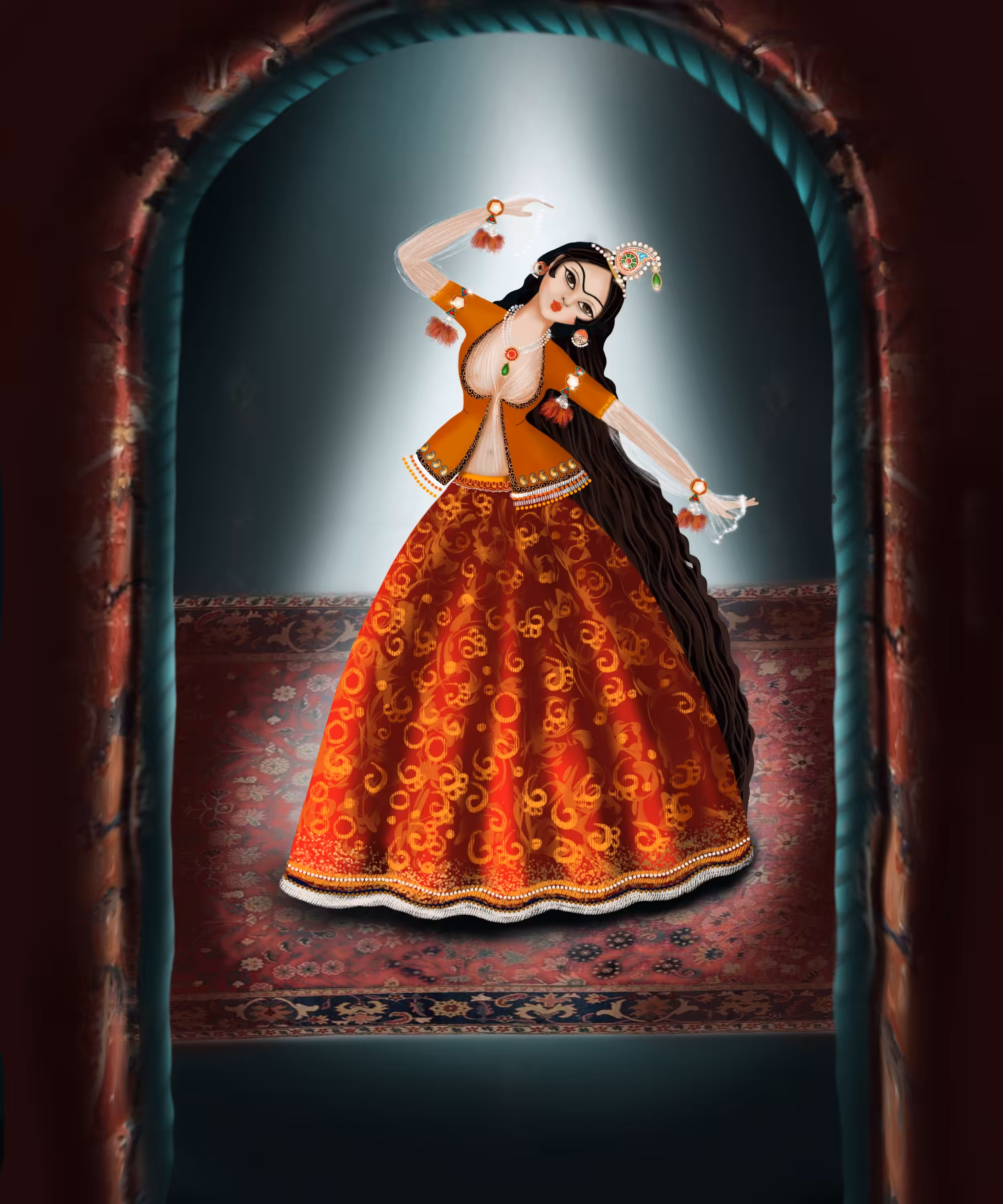 “Rhythm of a Qajar Lady”