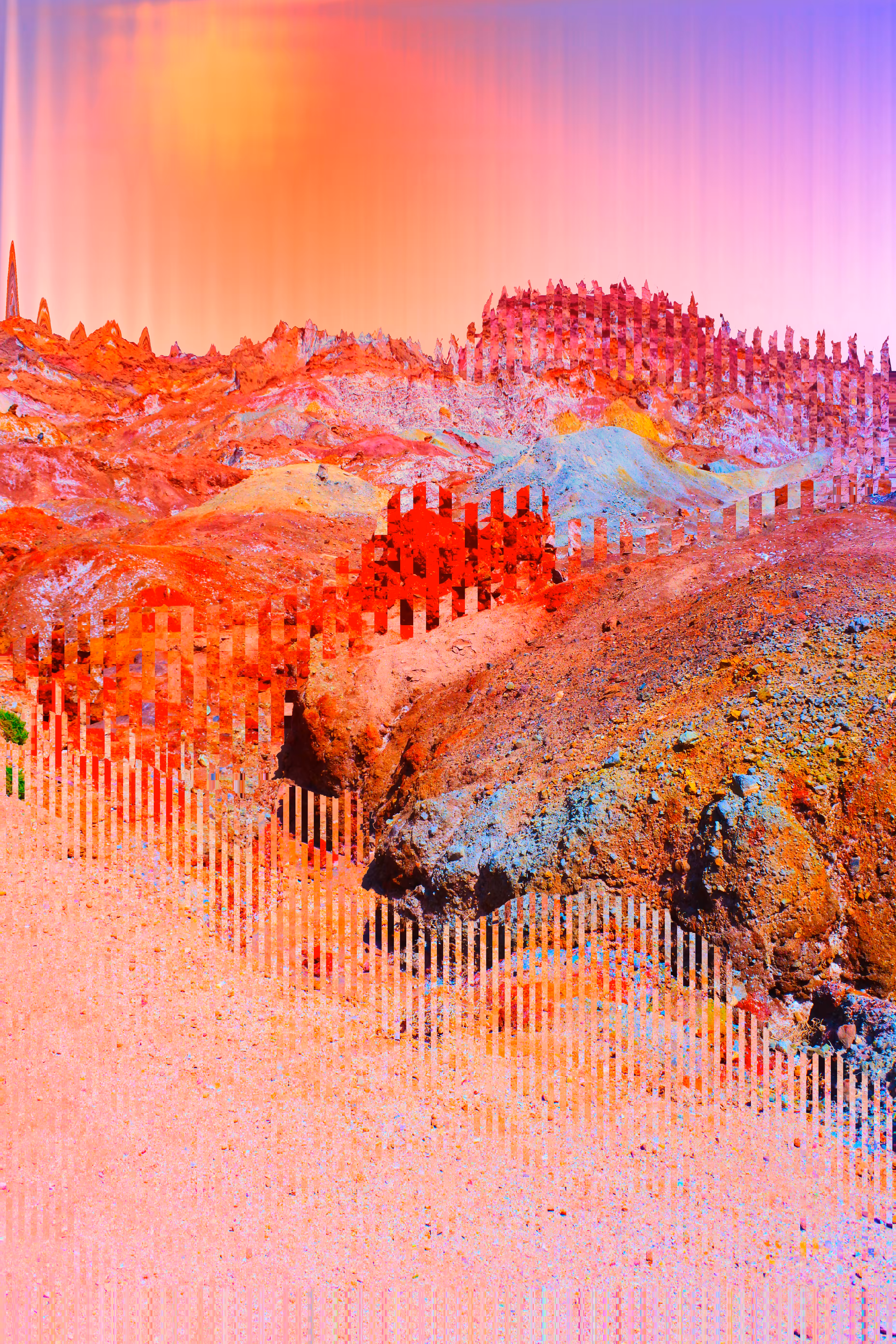 Pixel on Earth (Borderless)