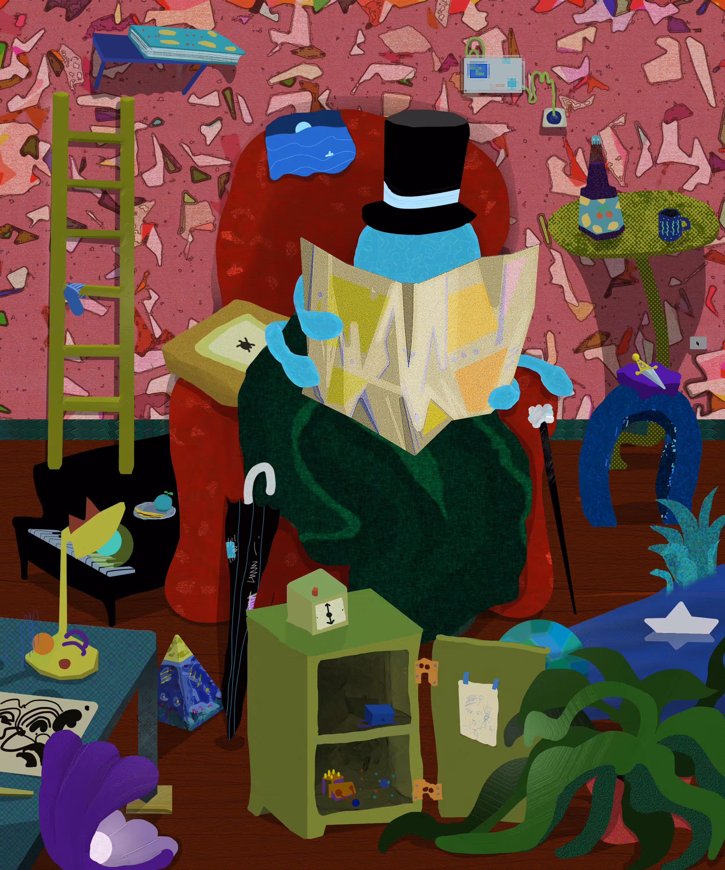 The chair and everything that surrounds it