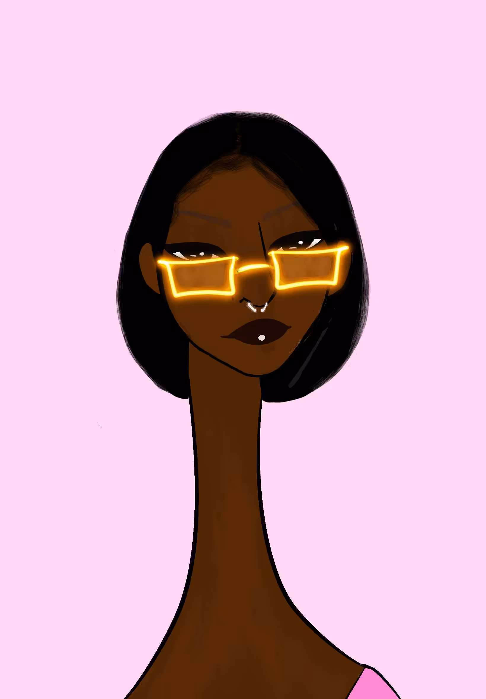 Long Neckie Lady #902